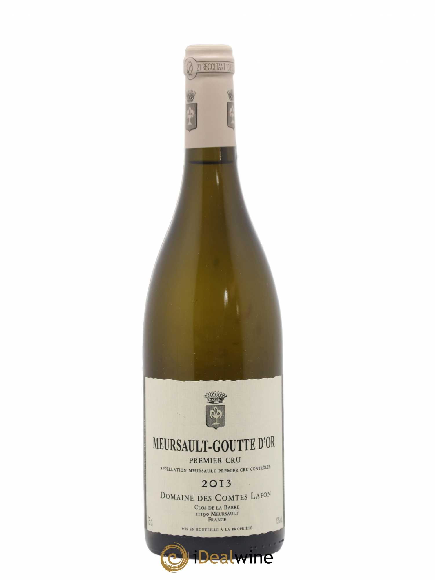 Meursault 1er Cru Goutte d'Or Comtes Lafon (Domaine des) 2013 - Lot de 1 bouteille - 0