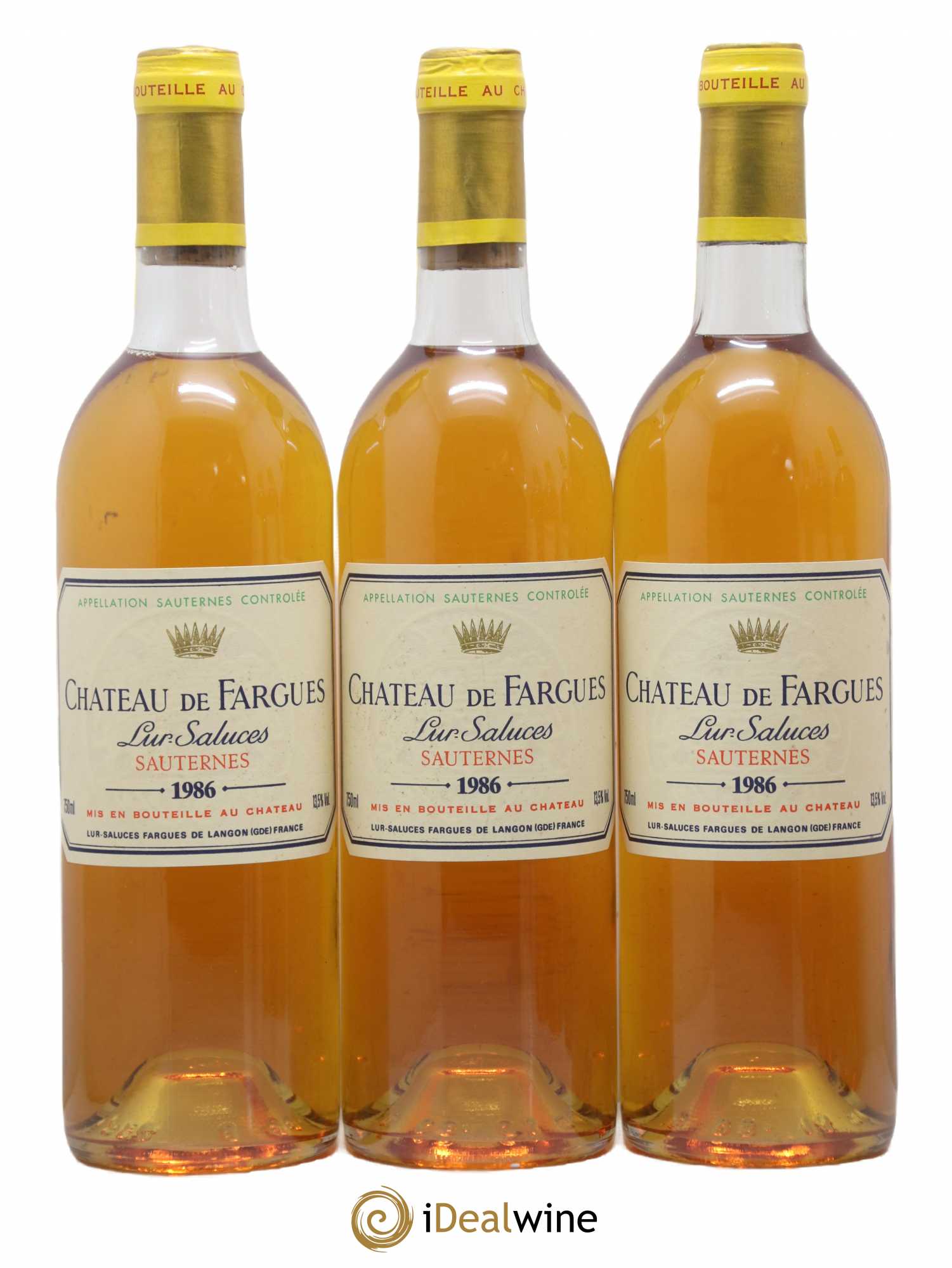 Château de Fargues 1986 - Lotto di 6 bottiglie - 1