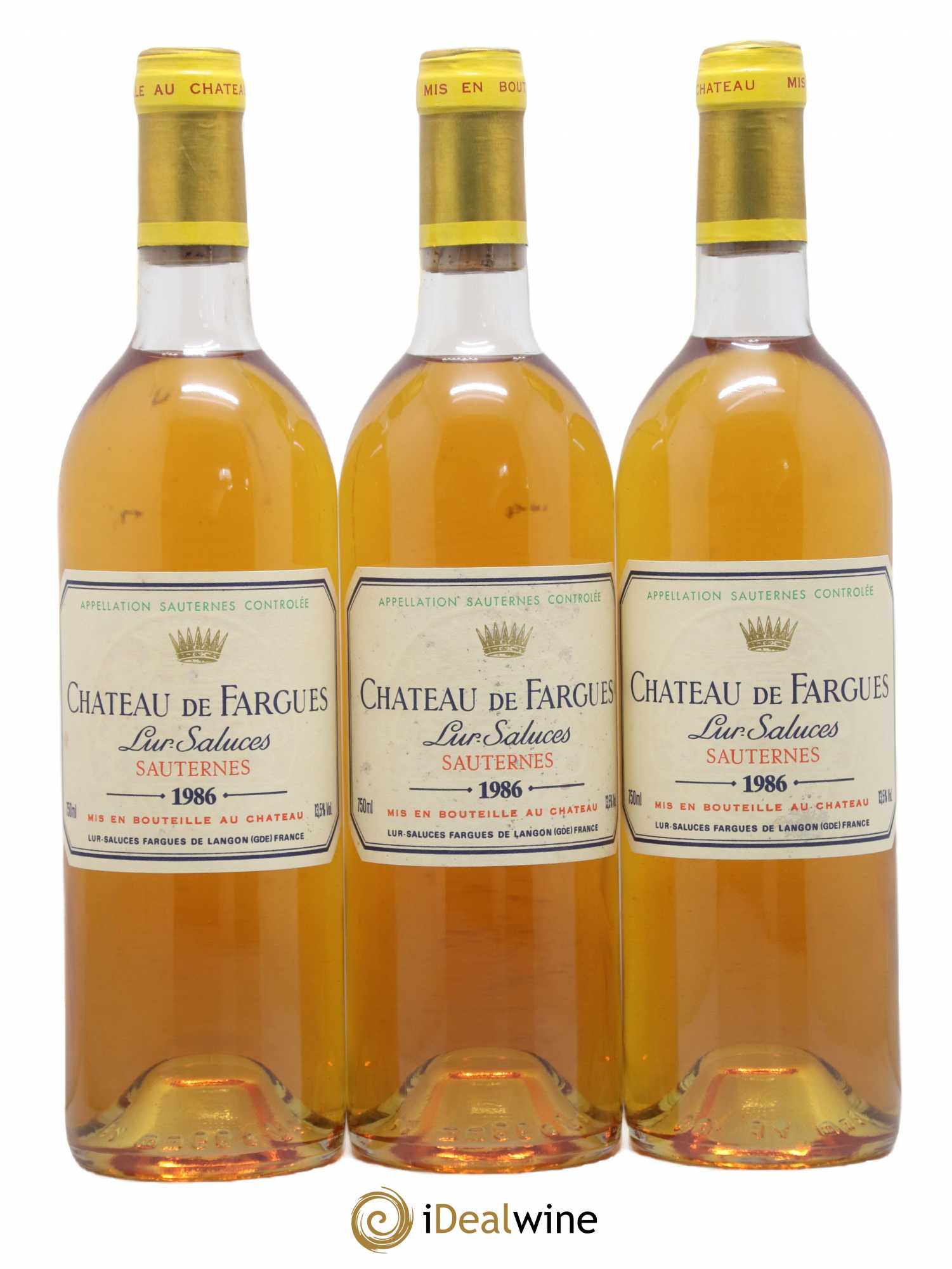 Château de Fargues 1986 - Lotto di 6 bottiglie - 2