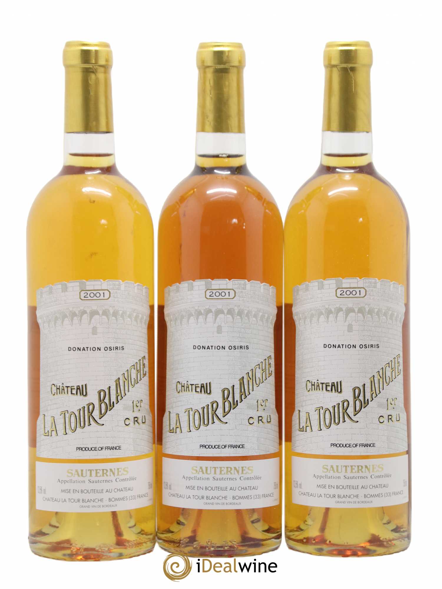 Château la Tour Blanche 1er Grand Cru Classé 2001 - Lotto di 12 bottiglie - 4