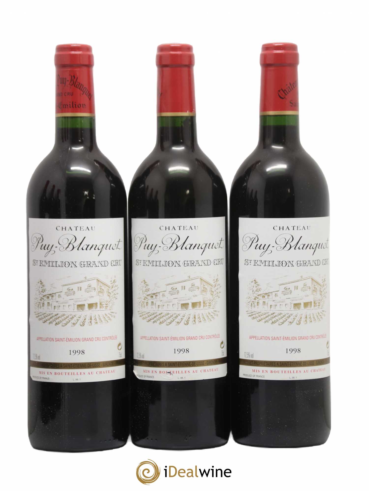 Château Puy Blanquet 1998 - Lot de 12 bouteilles - 3