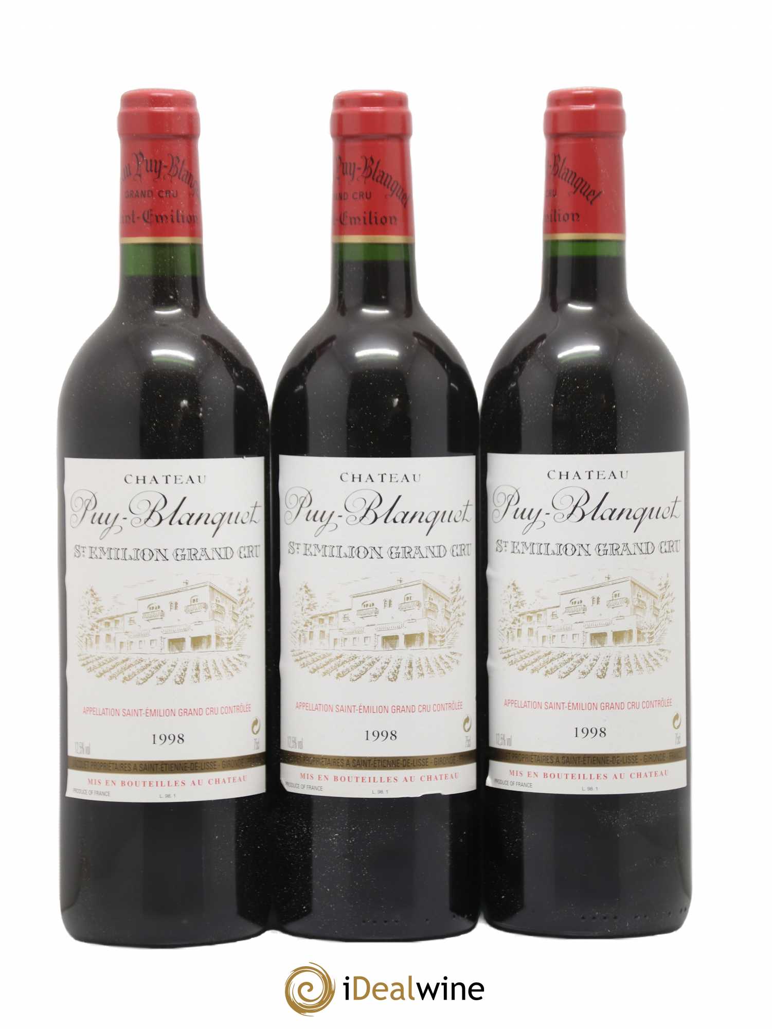 Château Puy Blanquet 1998 - Lot de 12 bouteilles - 4