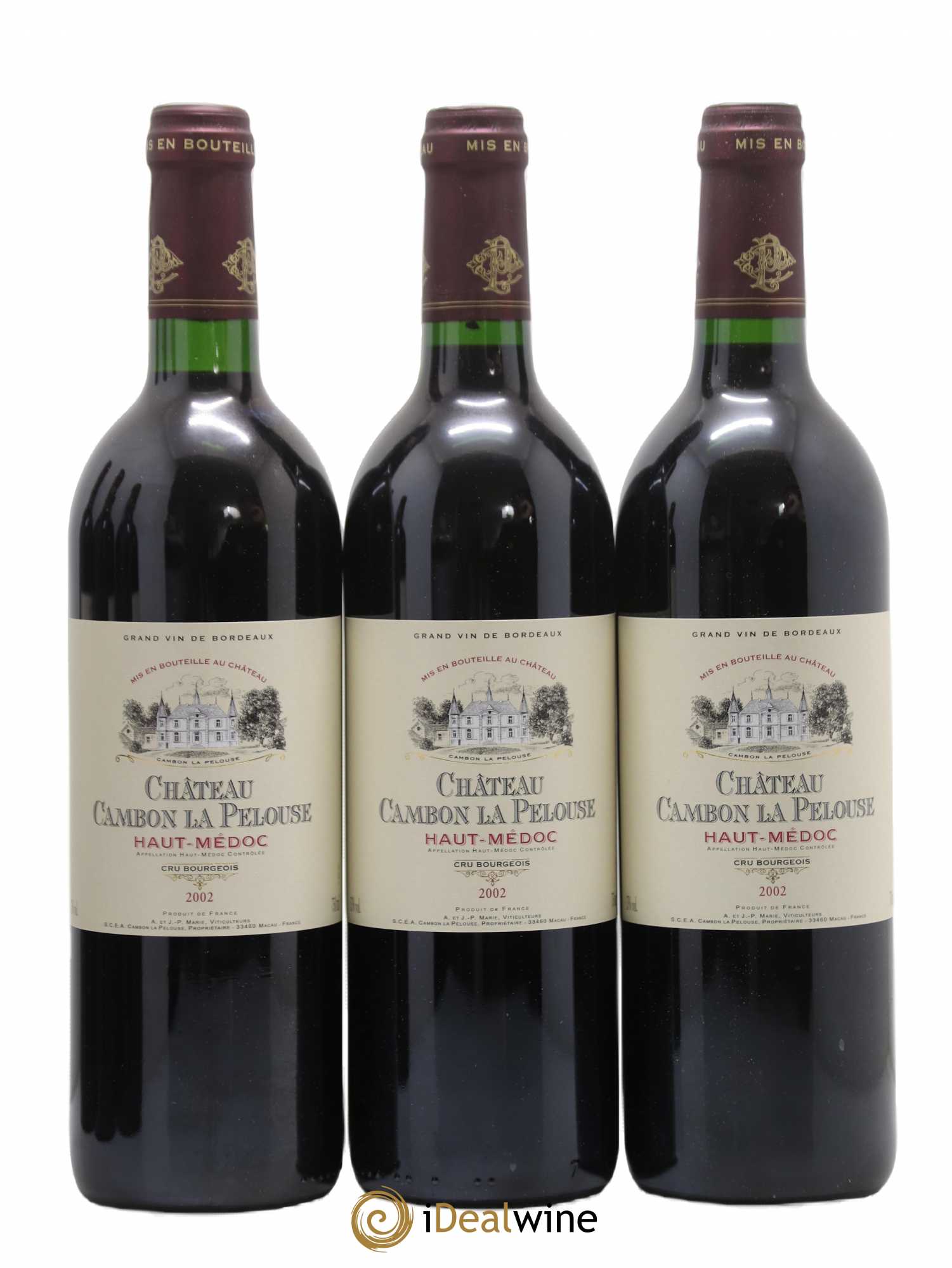 Château Cambon la Pelouse Cru Bourgeois 2002 - Lot de 12 bouteilles - 3