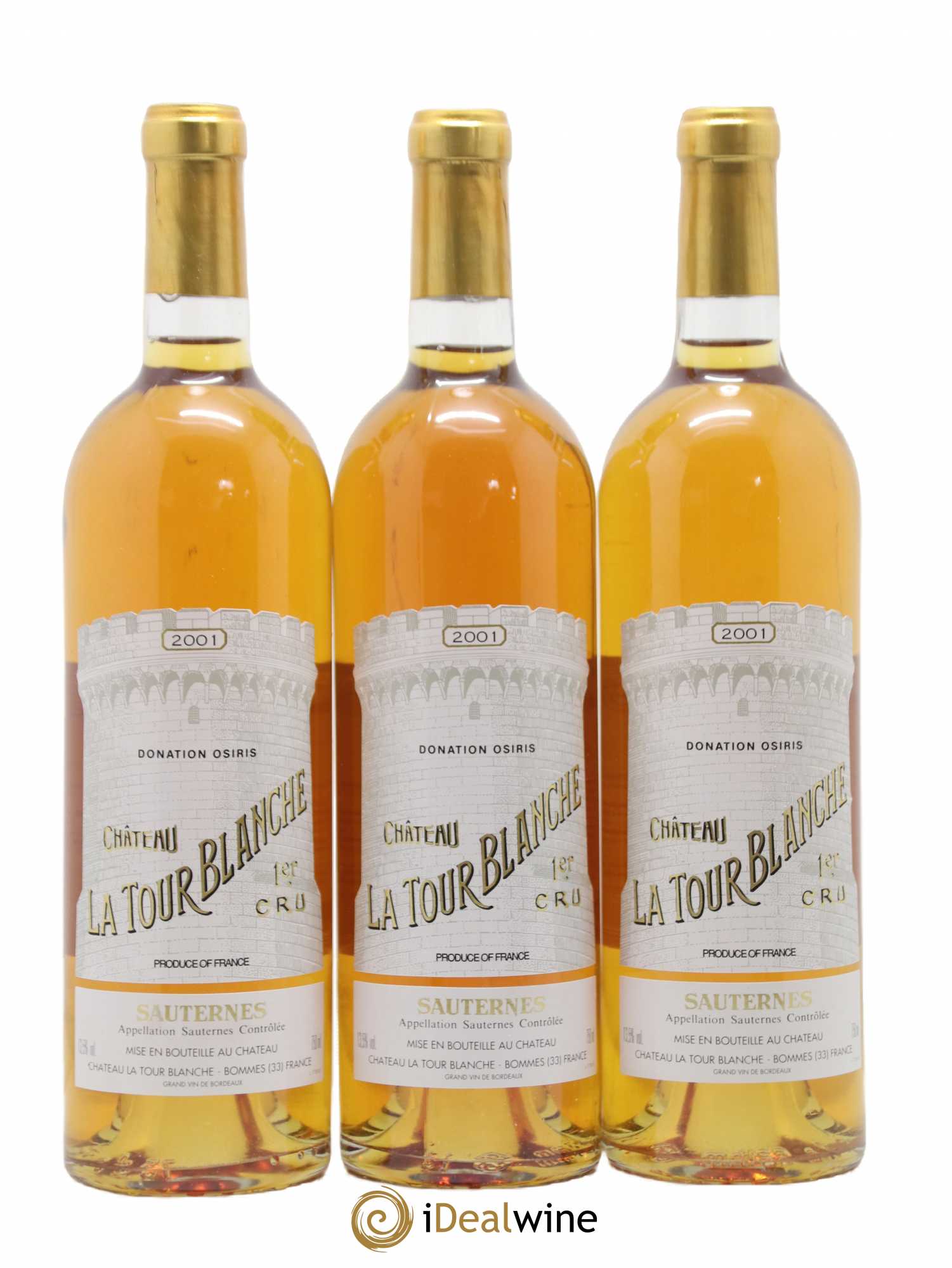 Château la Tour Blanche 1er Grand Cru Classé 2001 - Lotto di 12 bottiglie - 4