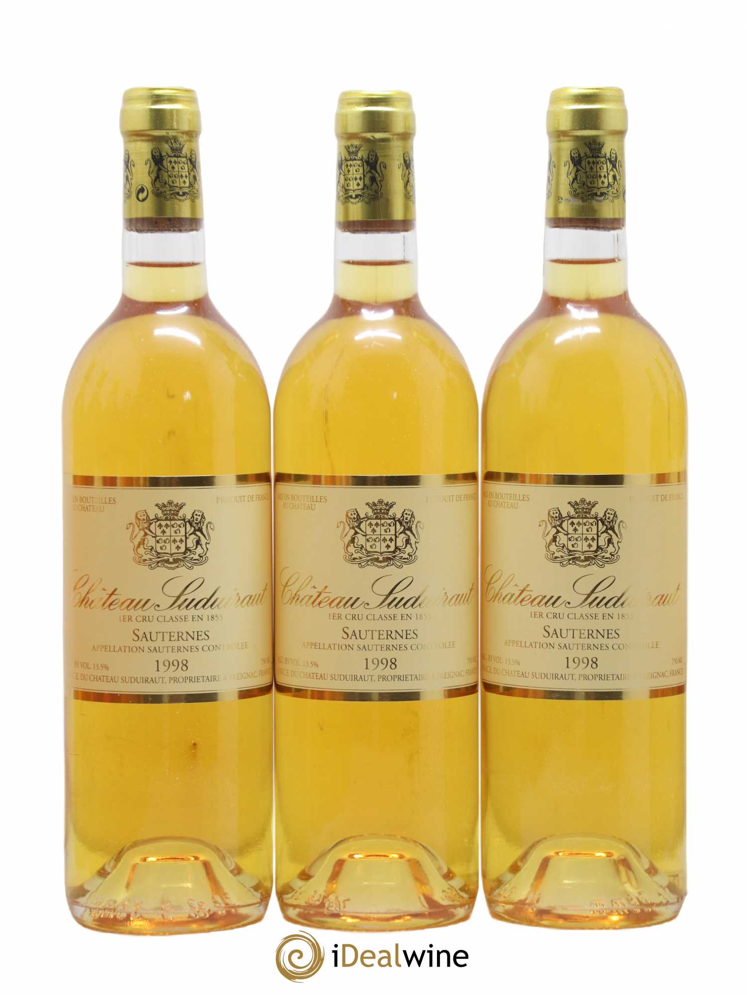 Château Suduiraut 1er Grand Cru Classé 1998 - Lot of 12 bottles - 1