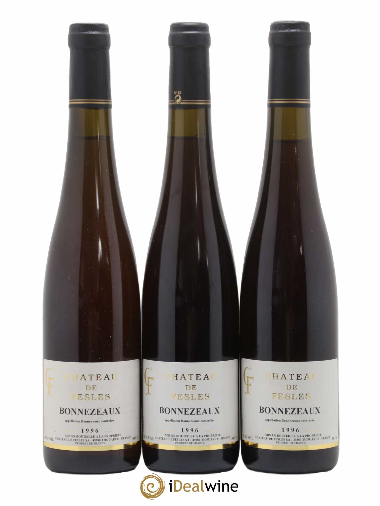 Bonnezeaux Château de Fesles 1996 - Lotto di 3 bottiglie - 0