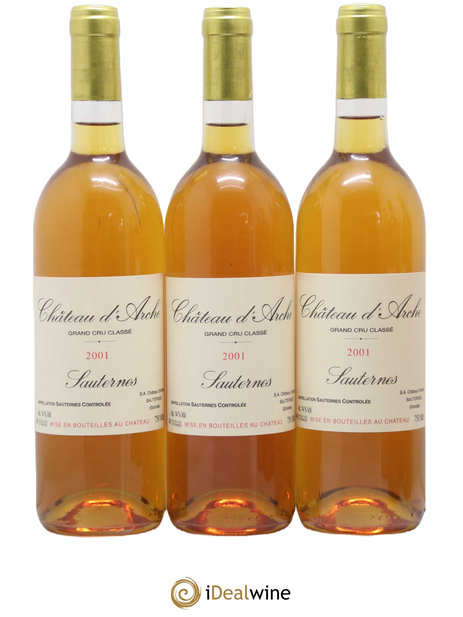 Château d' Arche 2ème Grand Cru Classé 2001 - Lotto di 6 bottiglie - 1