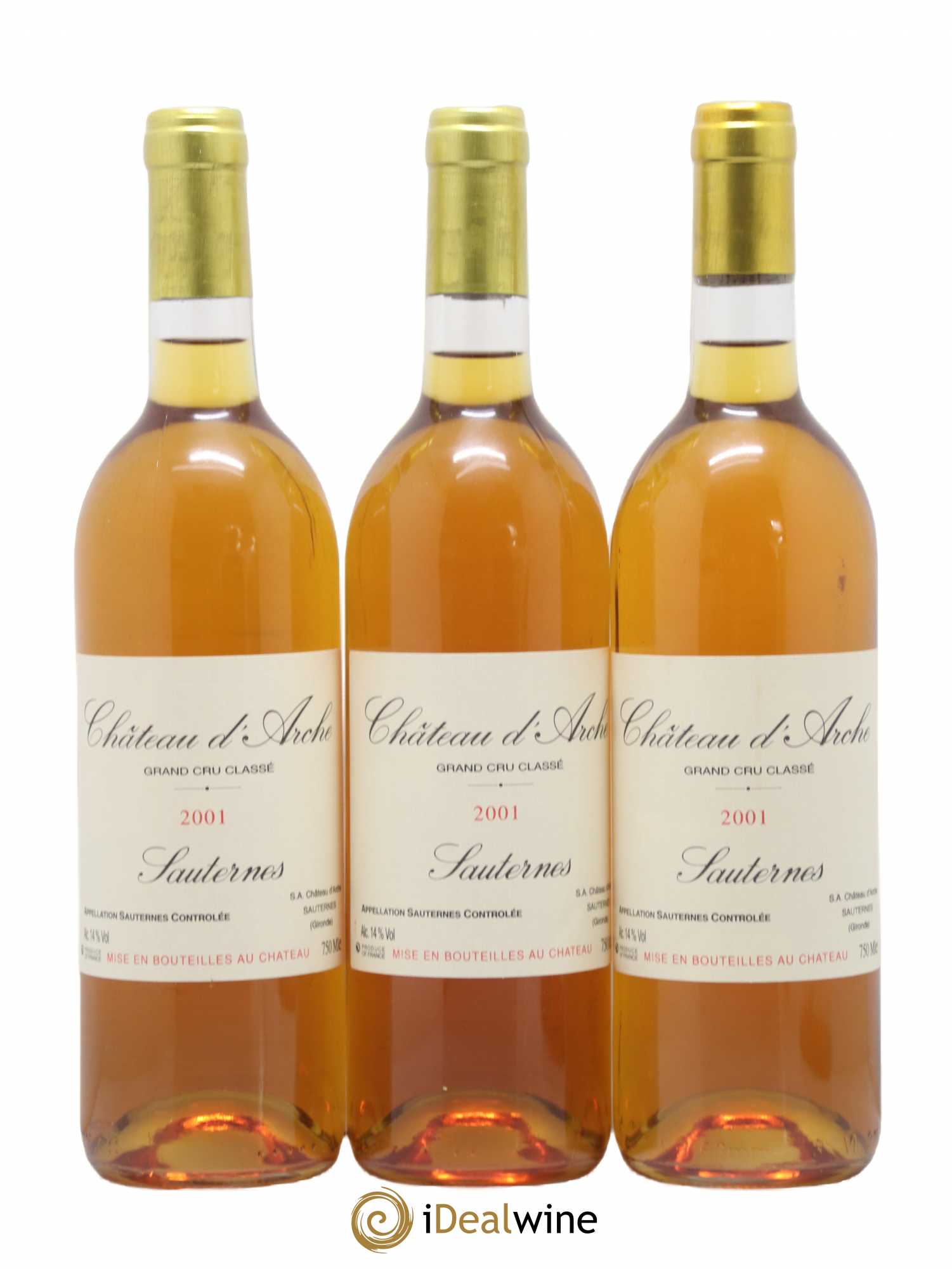 Château d' Arche 2ème Grand Cru Classé 2001 - Lotto di 6 bottiglie - 2