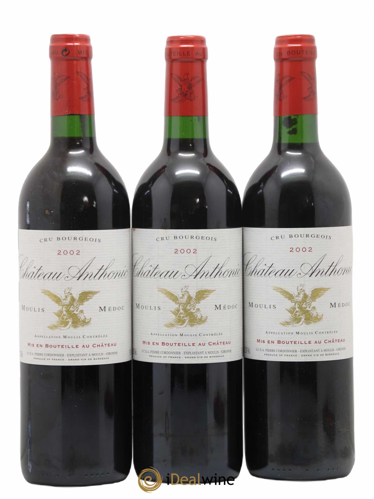 Château Anthonic Cru Bourgeois 2002 - Lot de 6 bouteilles - 2