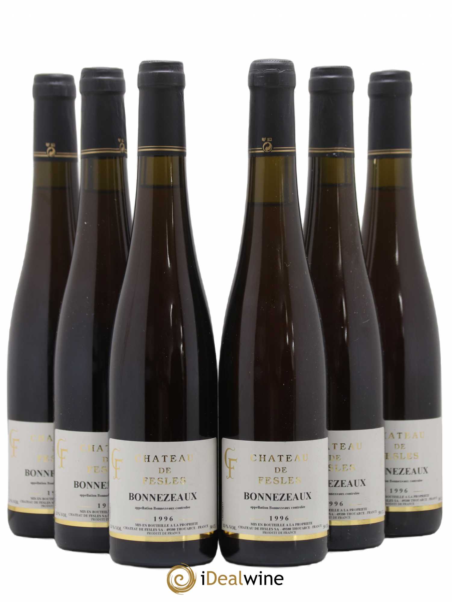 Bonnezeaux Château de Fesles 50cl 1996 - Lotto di 6 bottiglie - 0