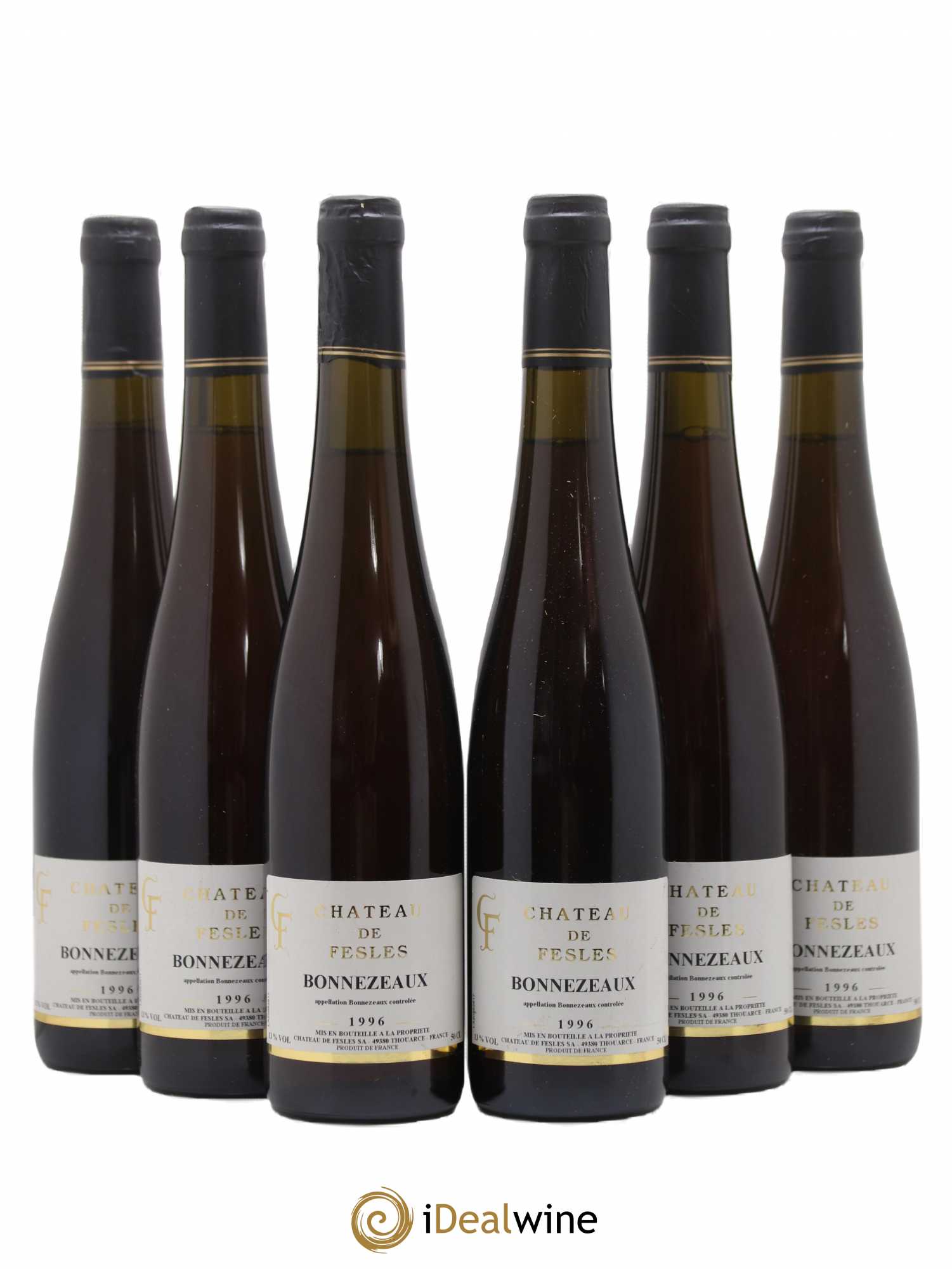Bonnezeaux Château de Fesles 50cl 1996 - Lotto di 6 bottiglie - 0