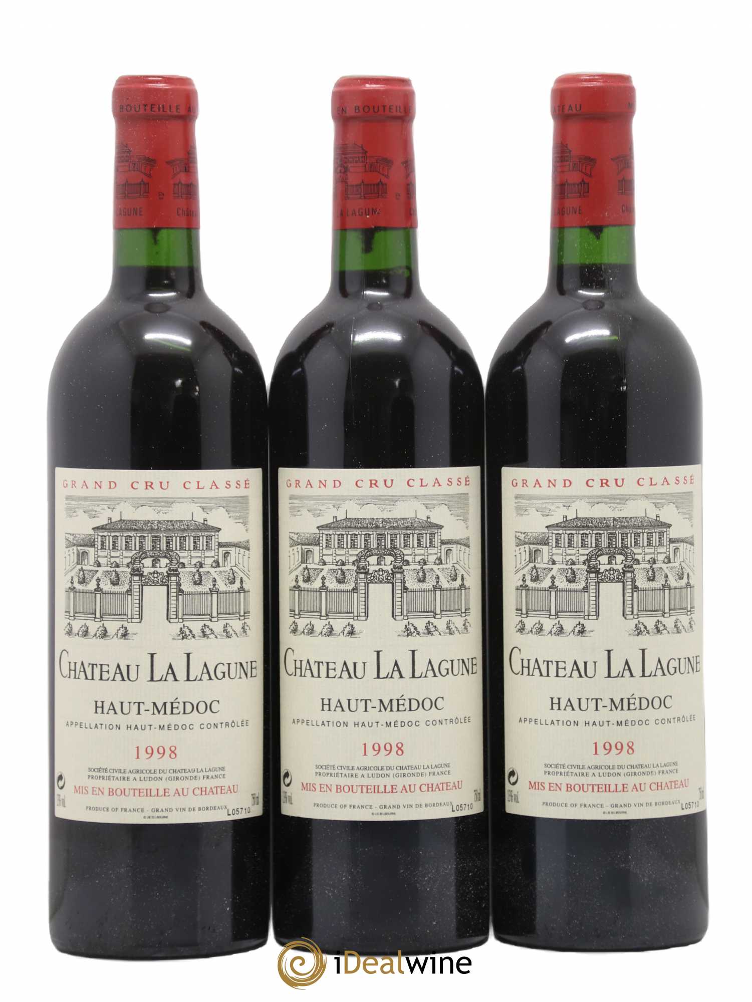 Château la Lagune 3ème Grand Cru Classé 1998 - Lot de 6 bouteilles - 2