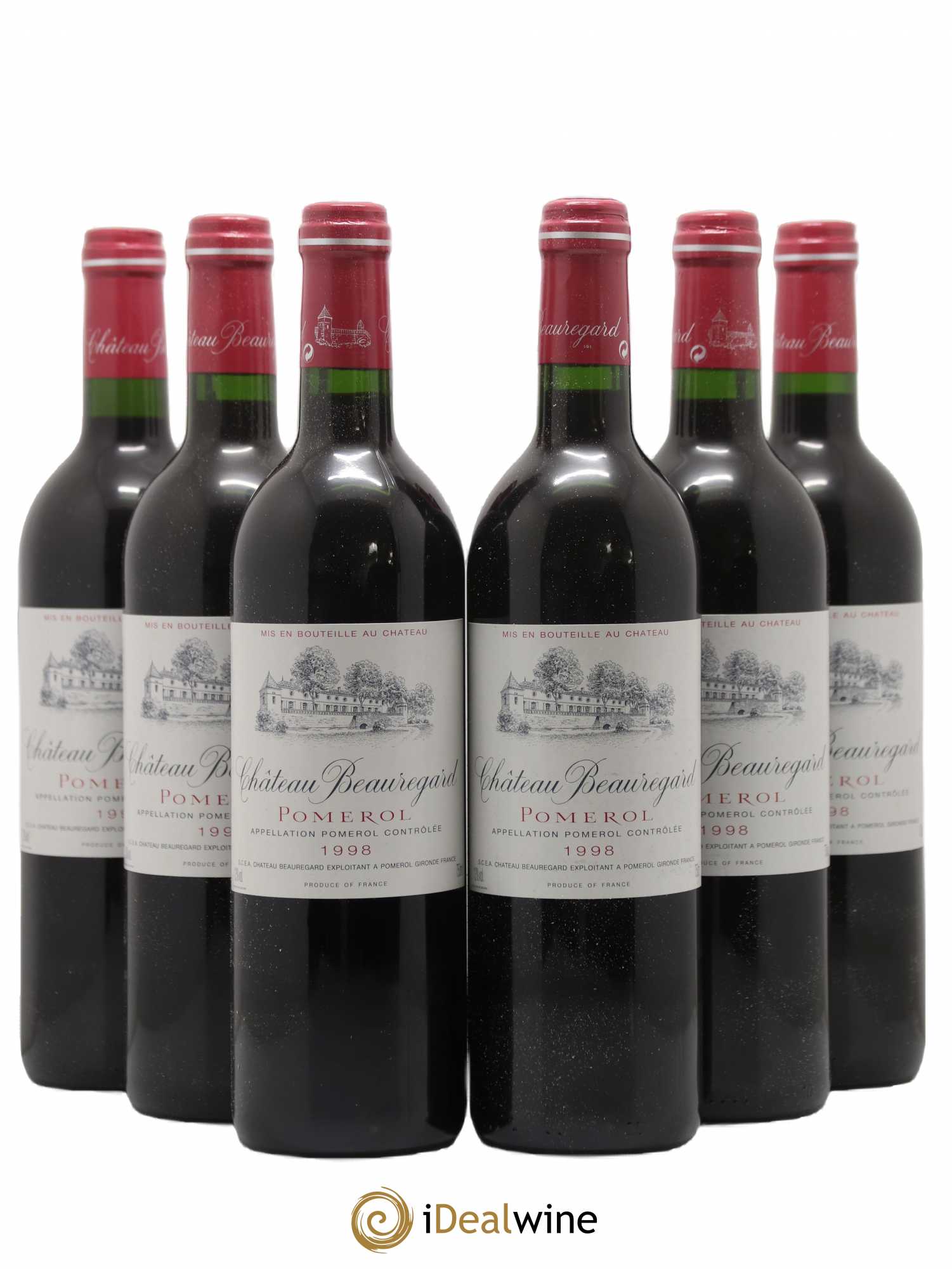 Château Beauregard 1998 - Lot de 6 bouteilles - 0