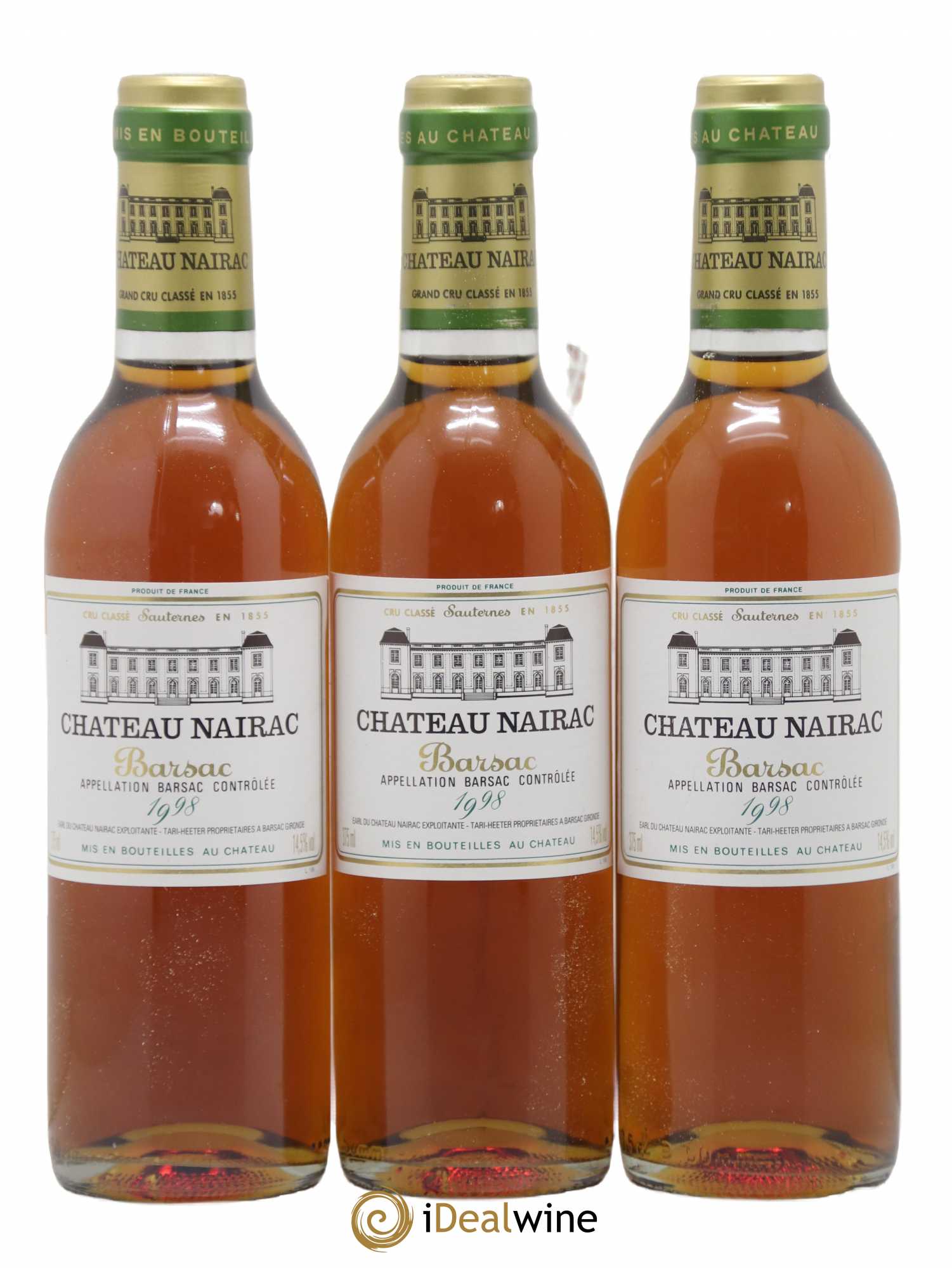 Château Nairac 2ème Grand Cru Classé 1998 - Posten von 6 Demi-Flaschen - 2