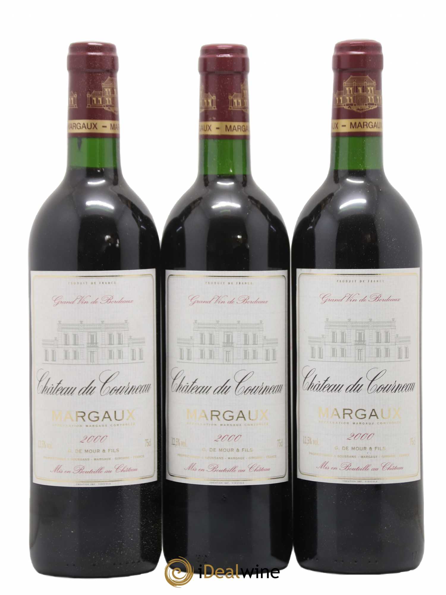 Bordeaux Margaux Chateau du Courneau 2000 - Posten von 6 Flaschen - 2