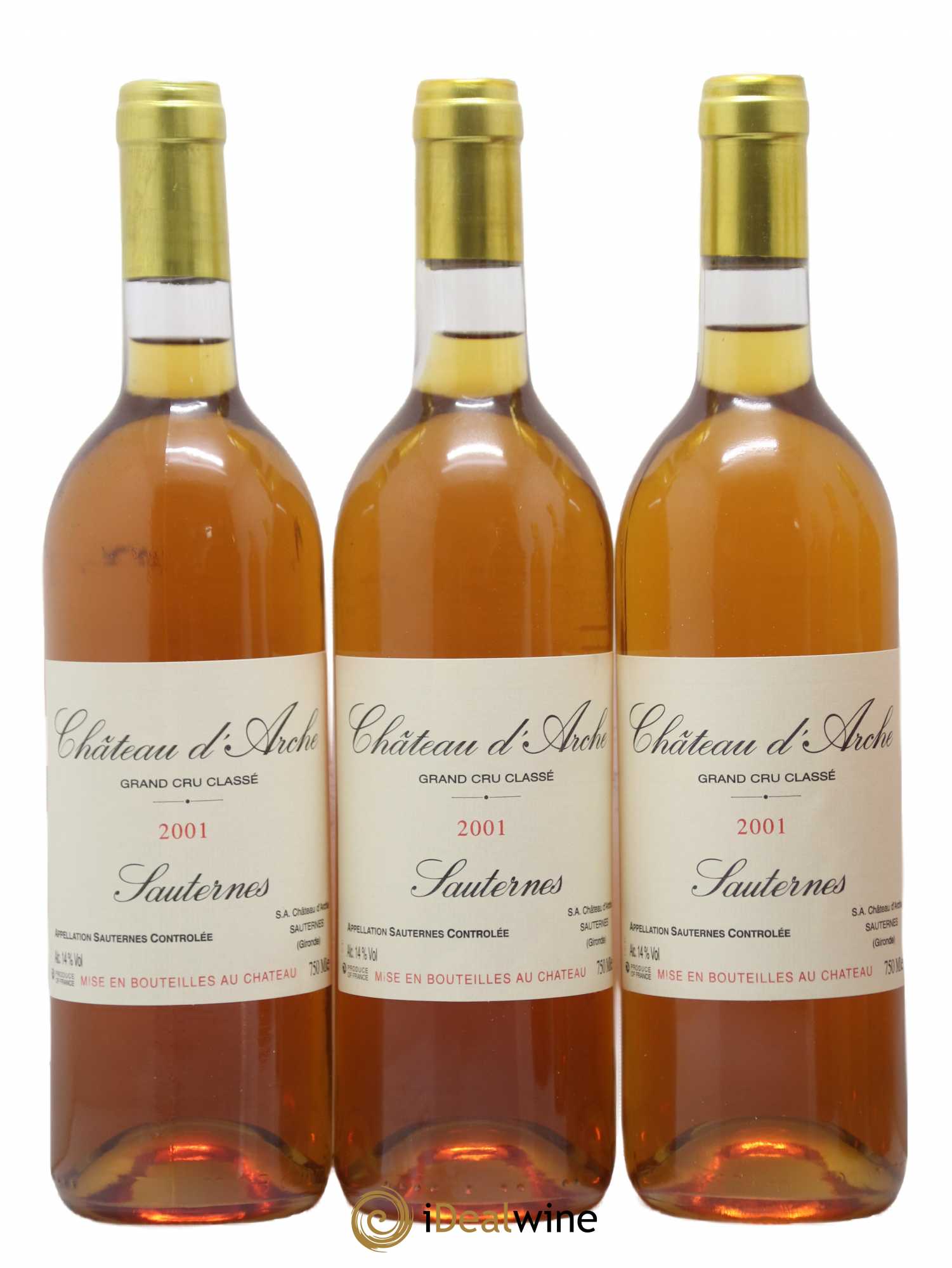 Château d' Arche 2ème Grand Cru Classé 2001 - Lotto di 6 bottiglie - 1