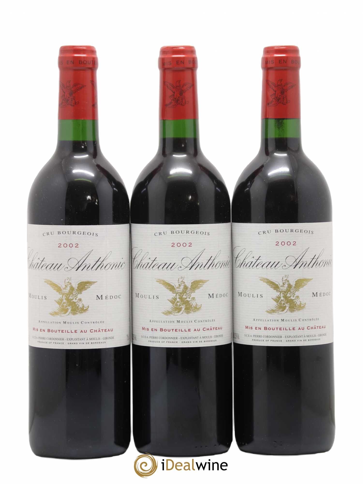 Château Anthonic Cru Bourgeois Chateau Anthonic 2002 - Lot de 6 bouteilles - 2