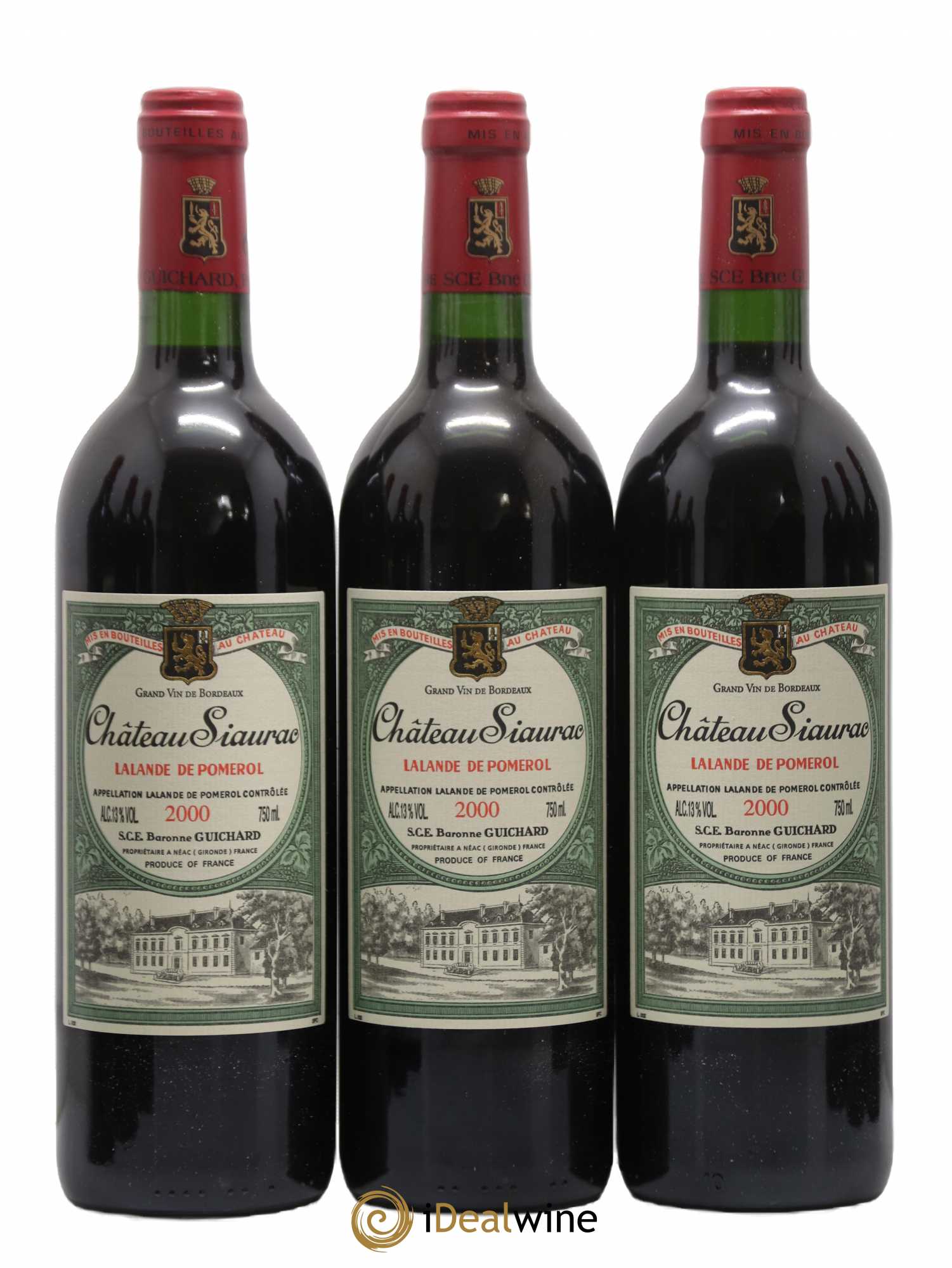 Château Siaurac 2000 - Lot de 12 bouteilles - 2