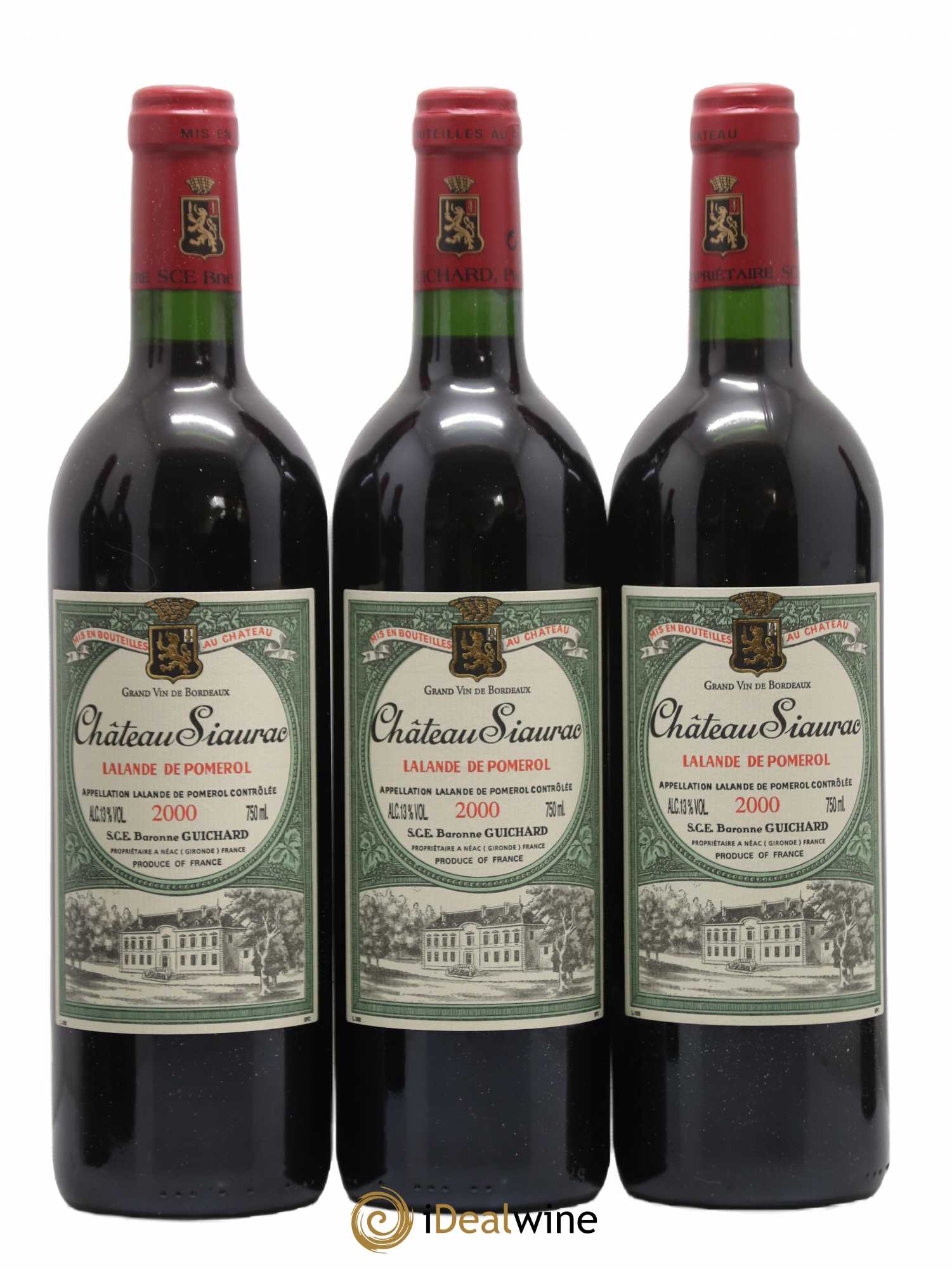 Château Siaurac 2000 - Lot de 12 bouteilles - 3