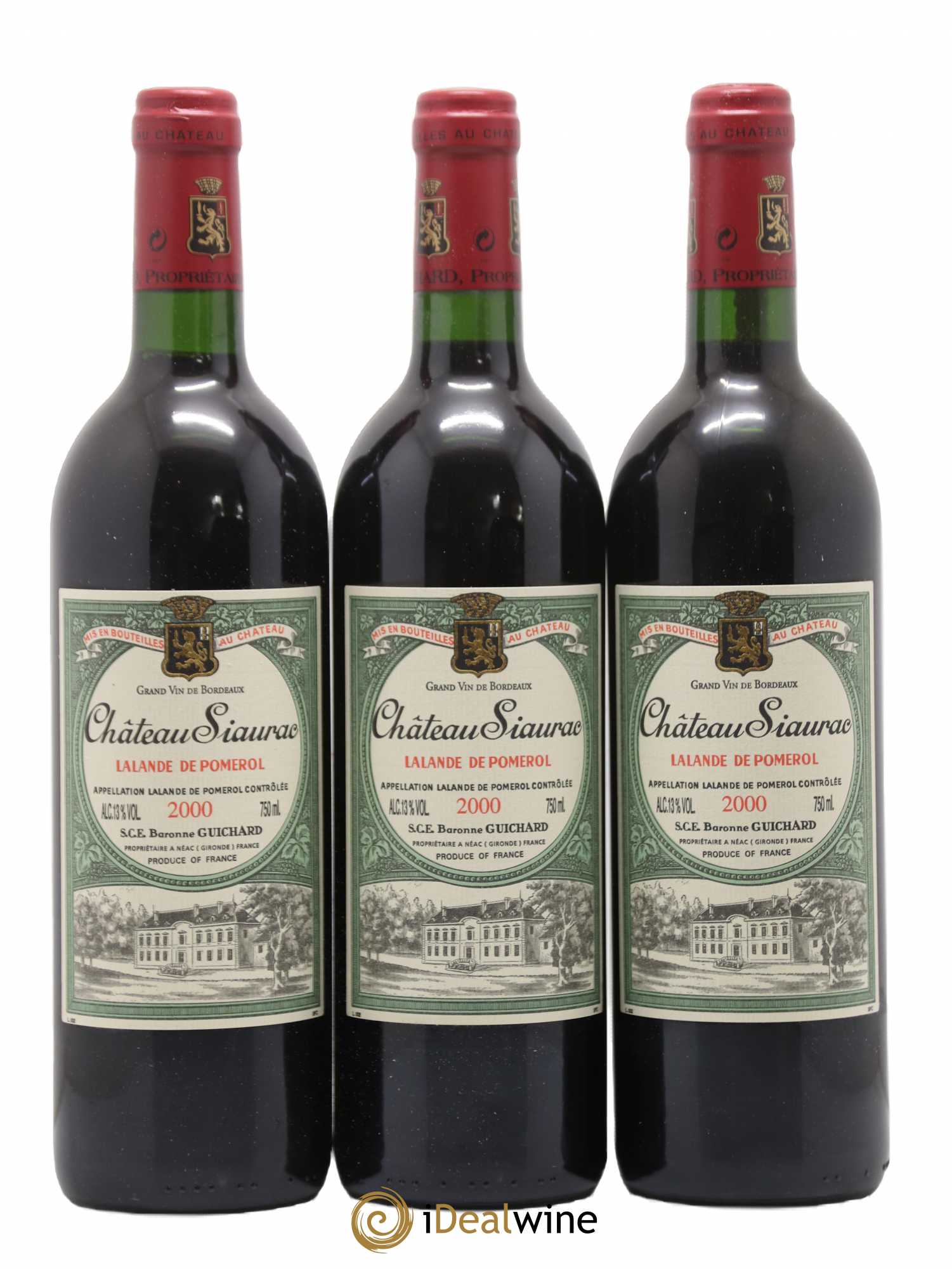 Château Siaurac 2000 - Lot de 12 bouteilles - 4