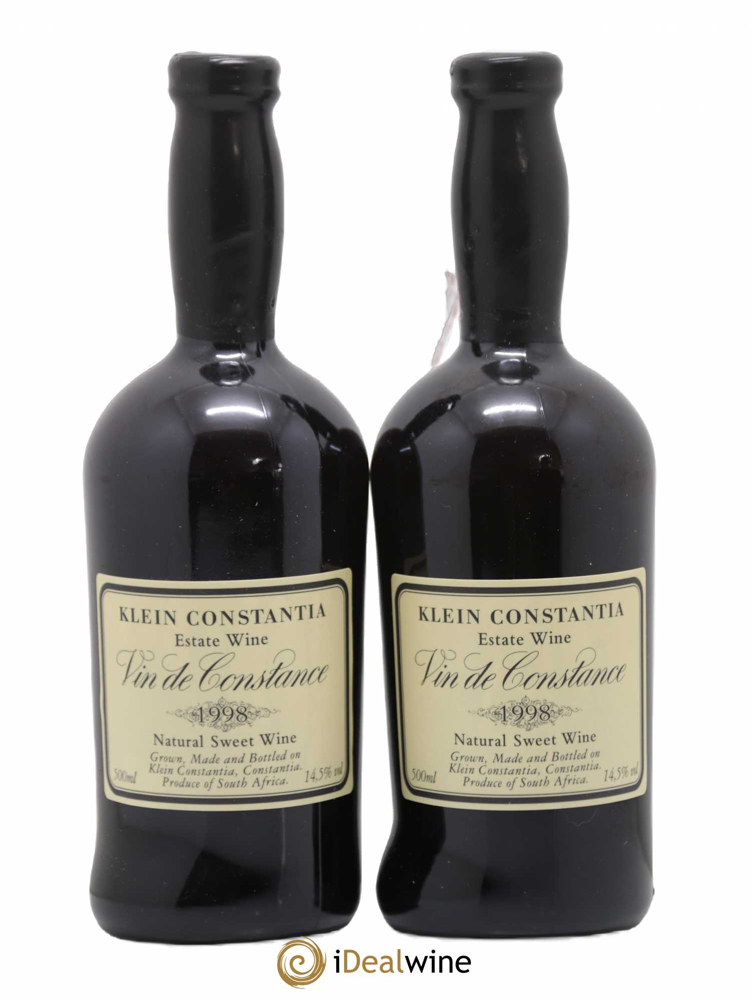 Vin de Constance Klein Constantia L. Jooste 50CL 1998 - Lotto di 2 bottiglie - 0
