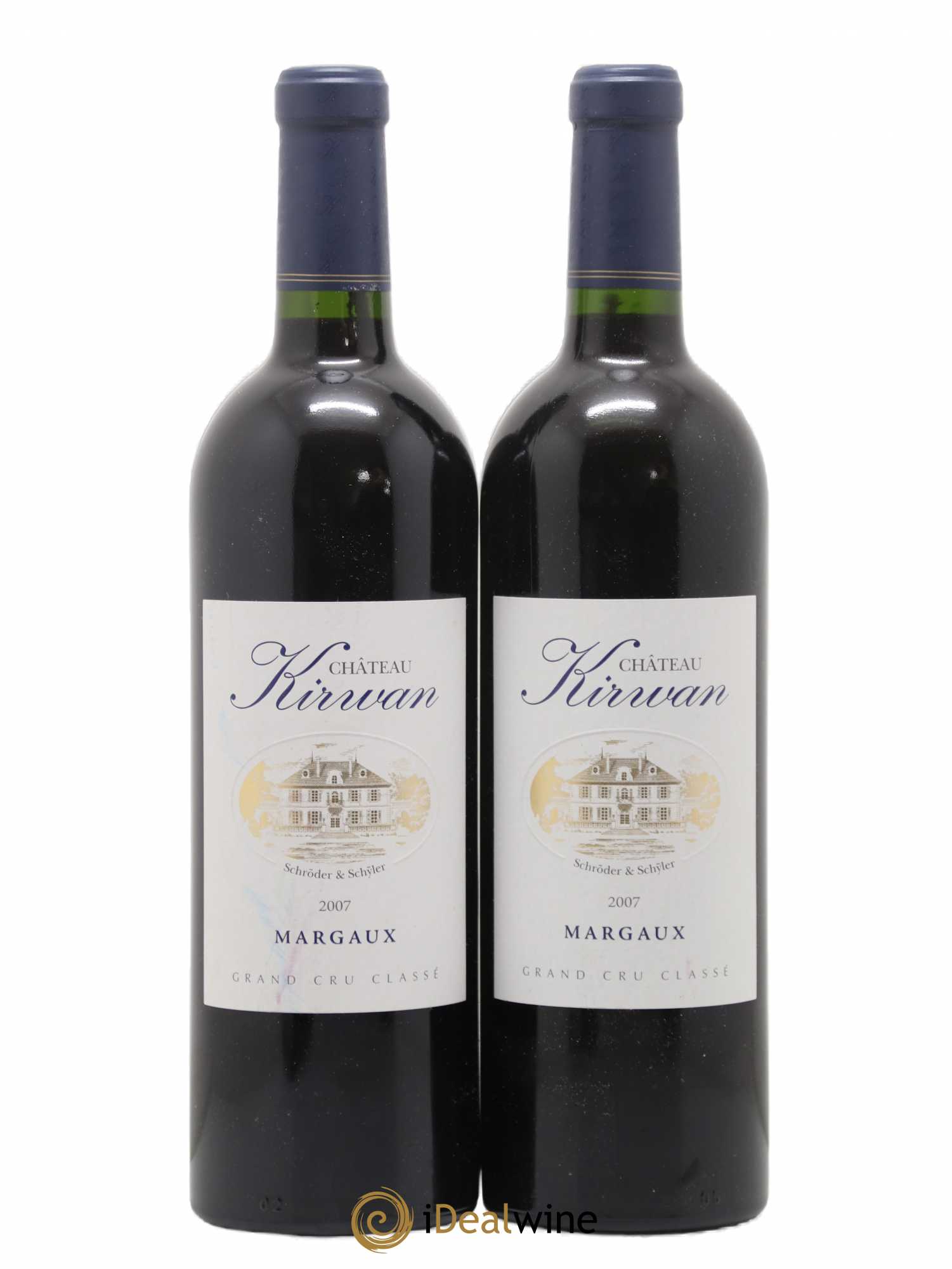 Château Kirwan 3ème Grand Cru Classé 2007 - Lot de 2 bouteilles - 0