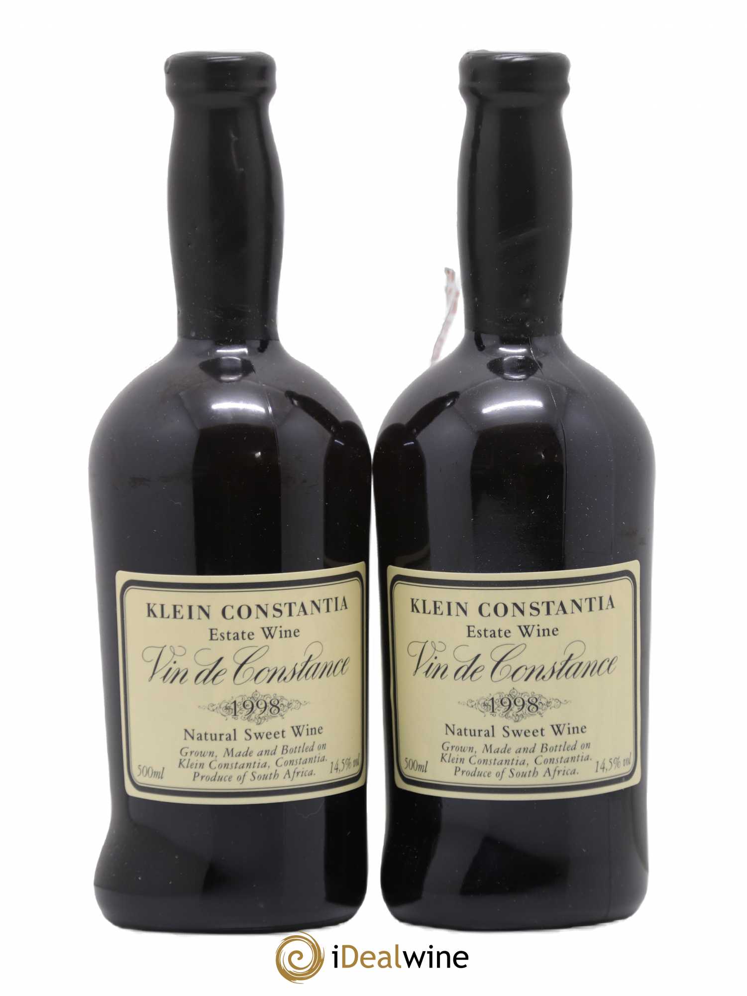 Vin de Constance Klein Constantia L. Jooste 50CL 1998 - Lotto di 2 bottiglie - 0