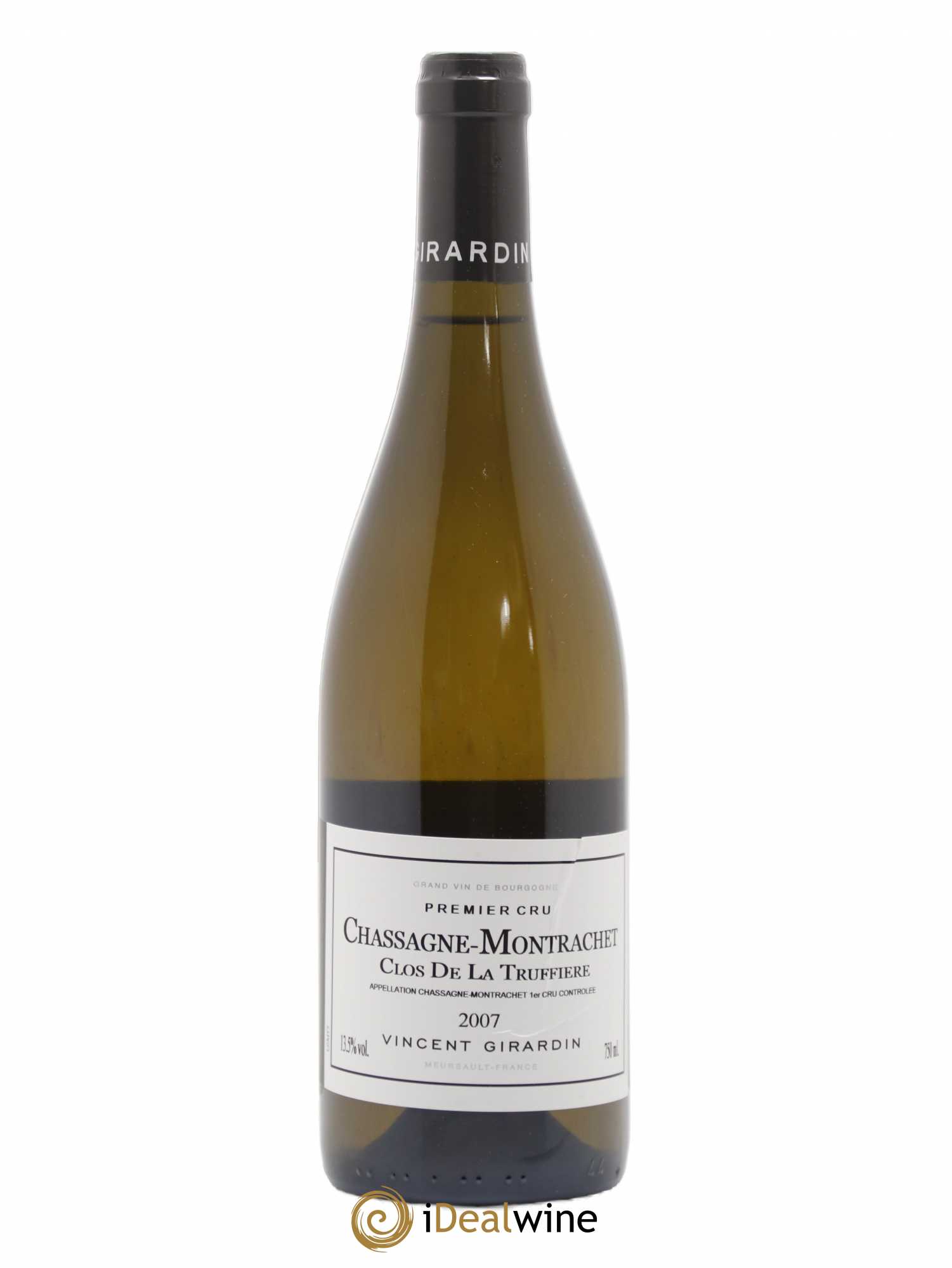 Chassagne-Montrachet 1er Cru Clos De La Truffiere Vincent Girardin 2007 - Posten von 1 Flasche - 0