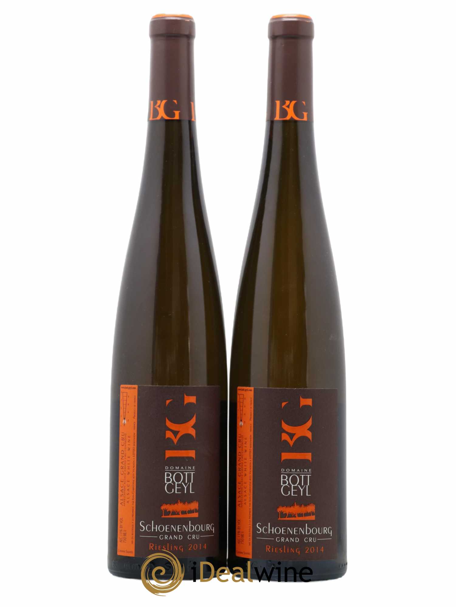 Alsace Grand Cru Schoenenbourg Riesling Bott-Geyl (Domaine) 2014 - Lot de 2 bouteilles - 0