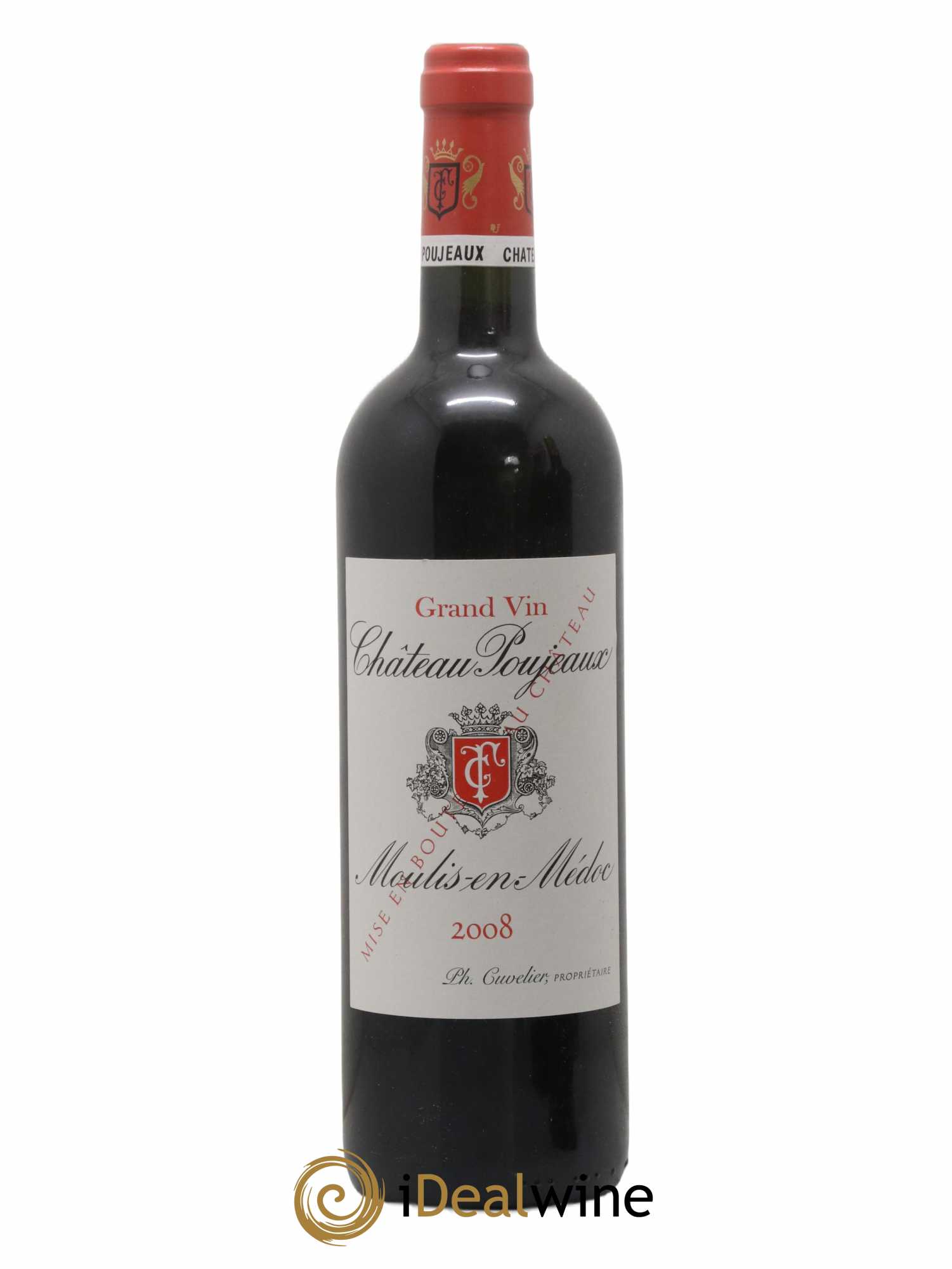 Château Poujeaux 2008 - Lot de 1 bouteille - 0