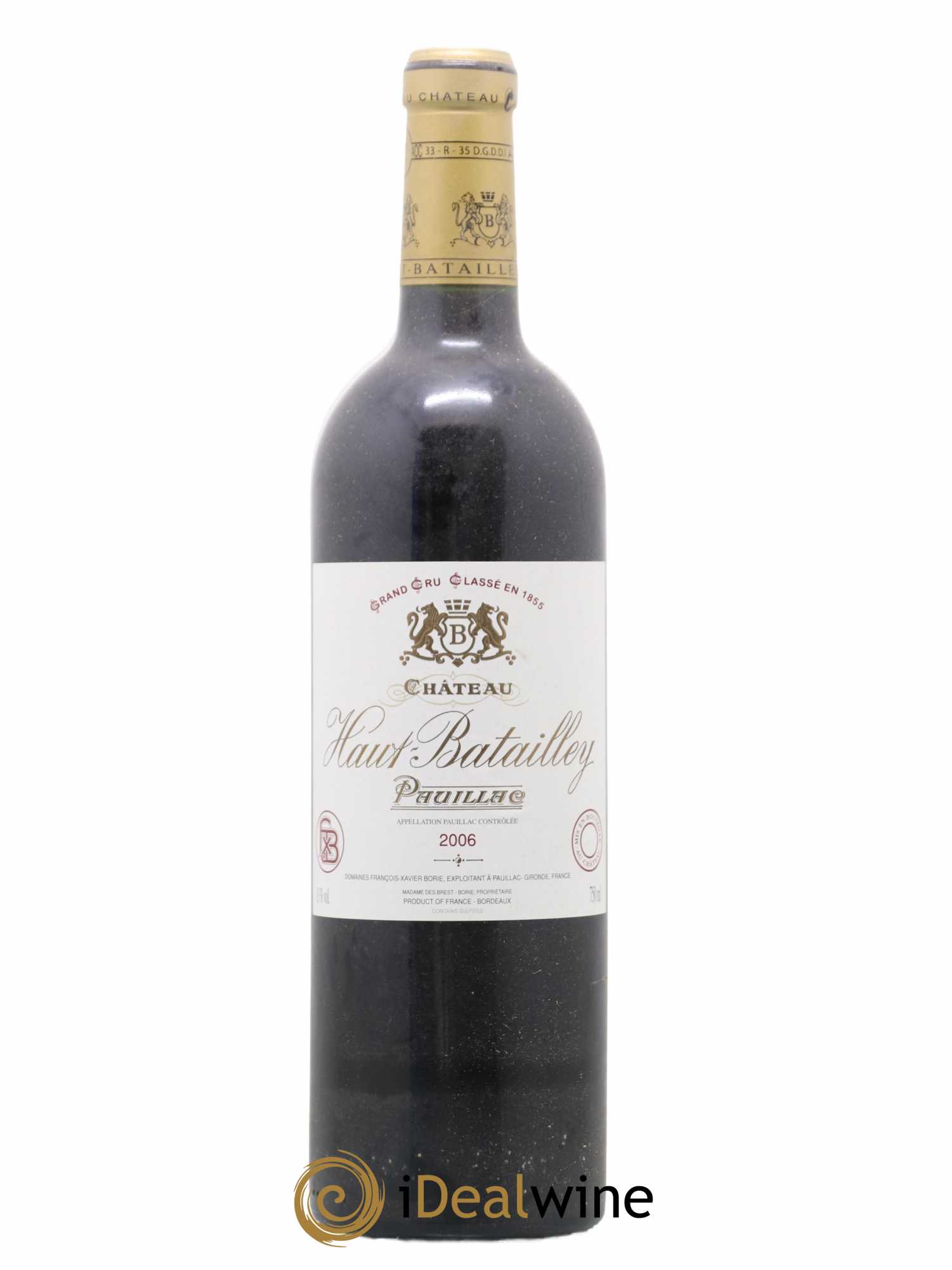 Château Haut Batailley 5ème Grand Cru Classé 2006 - Lot de 1 bouteille - 0