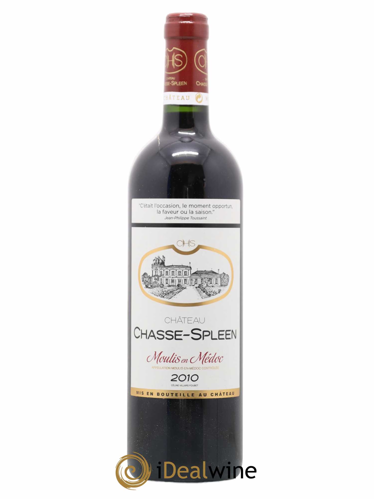 Château Chasse Spleen 2010 - Lot de 1 bouteille - 0