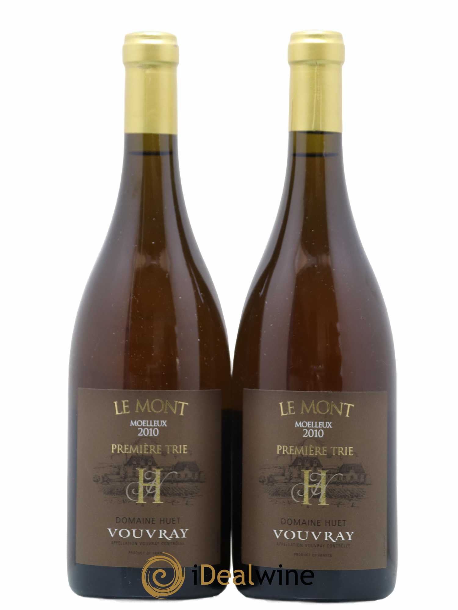 Vouvray Le Mont Moelleux 1ère Trie Domaine Huet 2010 - Lotto di 2 bottiglie - 0