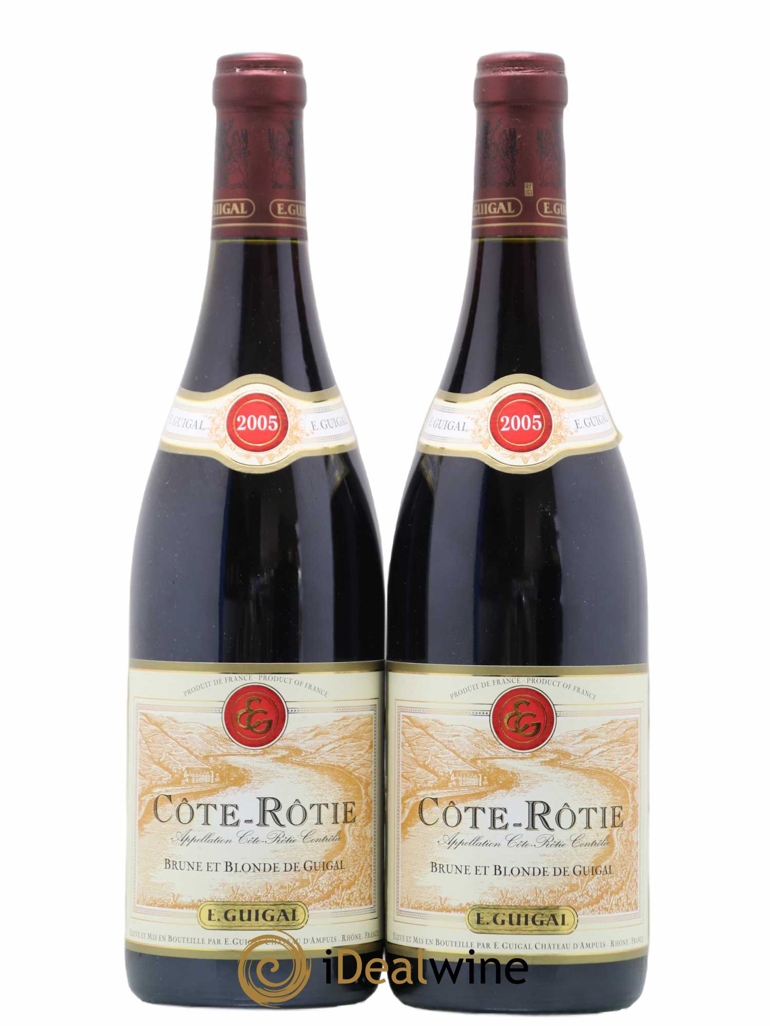 Côte-Rôtie Côtes Brune et Blonde Guigal 2005 - Lot de 2 bouteilles - 0