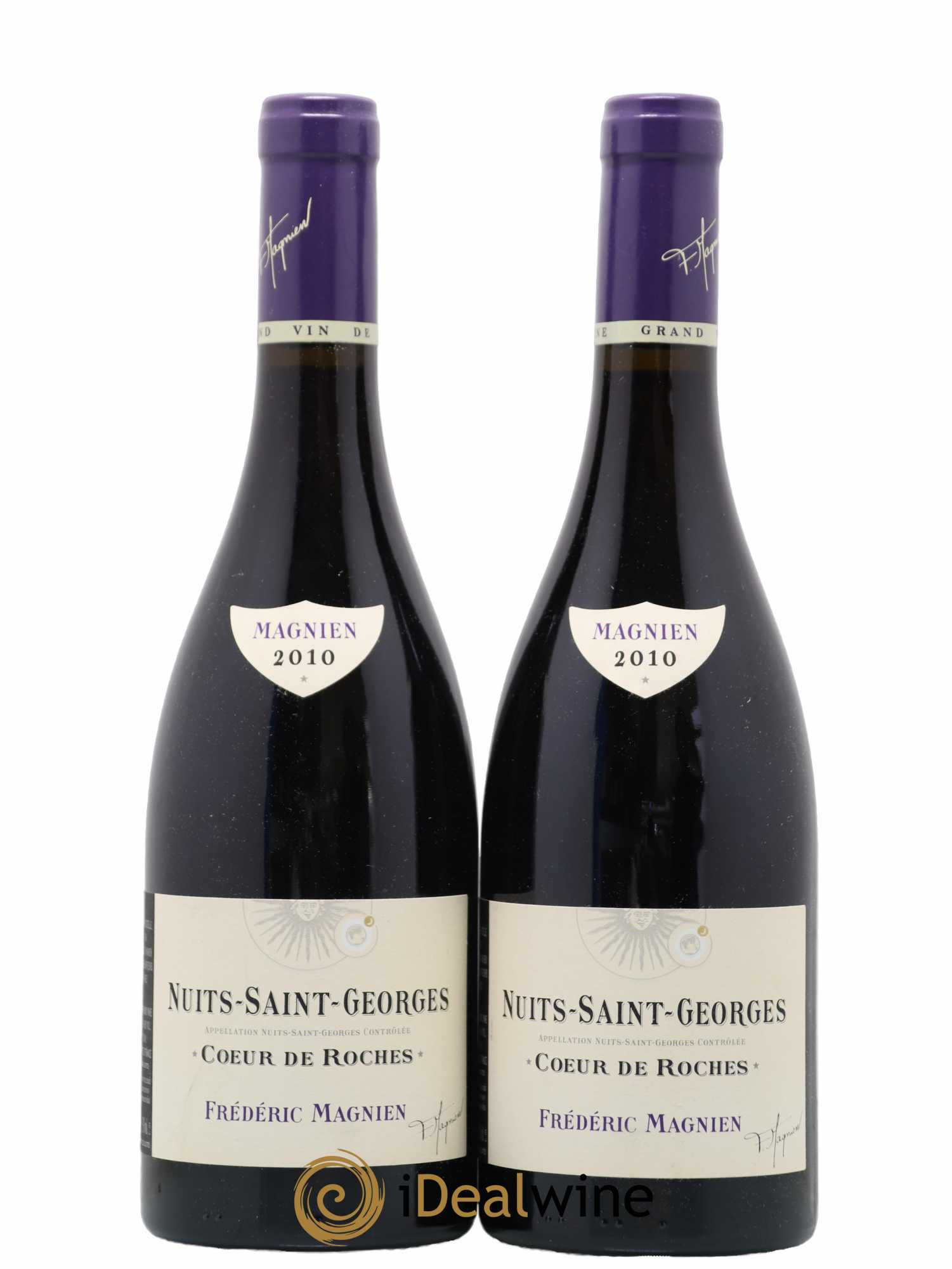Nuits-Saint-Georges Coeur De Roches Frederic Magnien 2010 - Lot de 2 bouteilles - 0