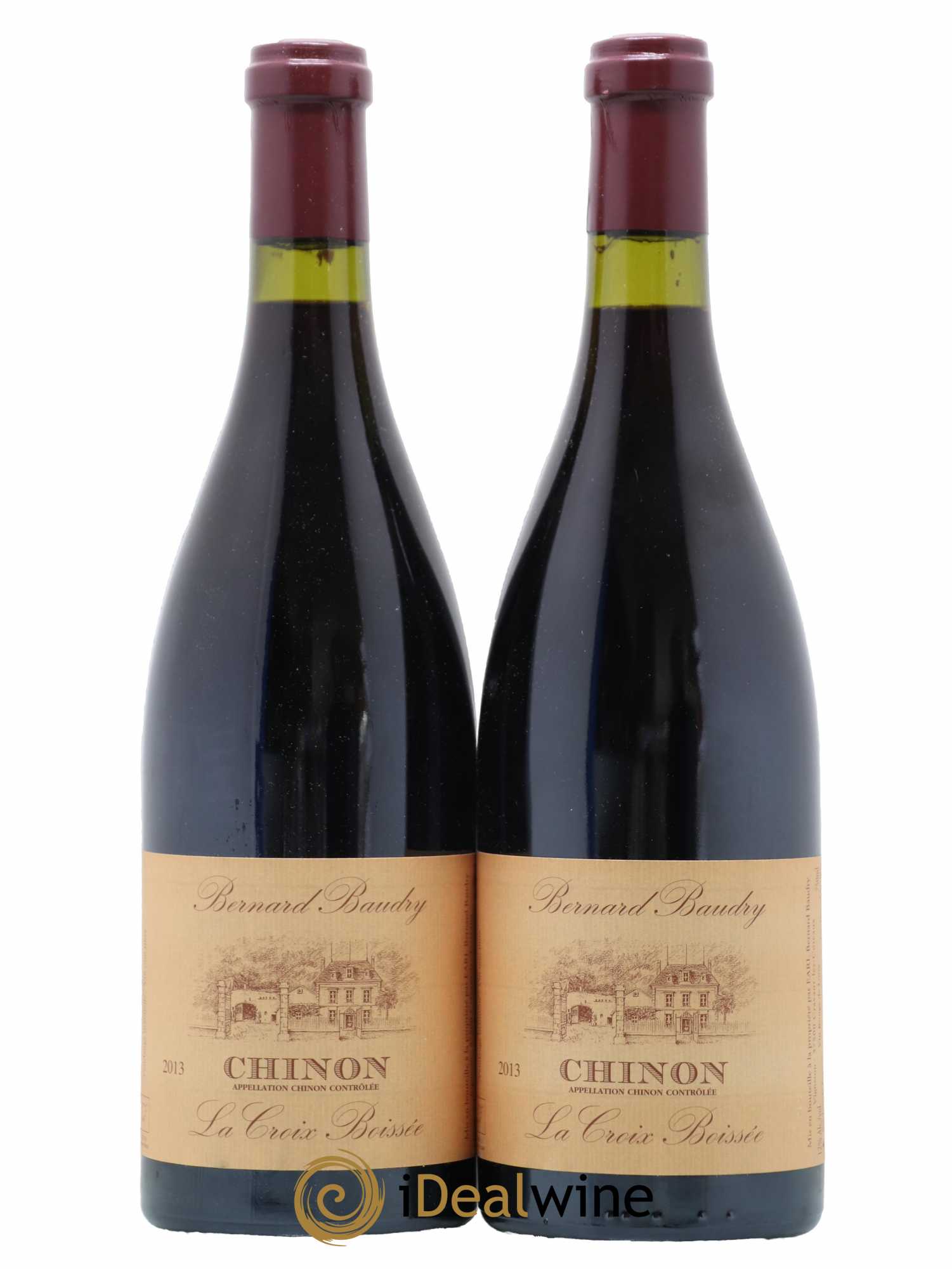 Chinon La Croix Boissée Bernard Baudry 2013 - Lot de 2 bouteilles - 0
