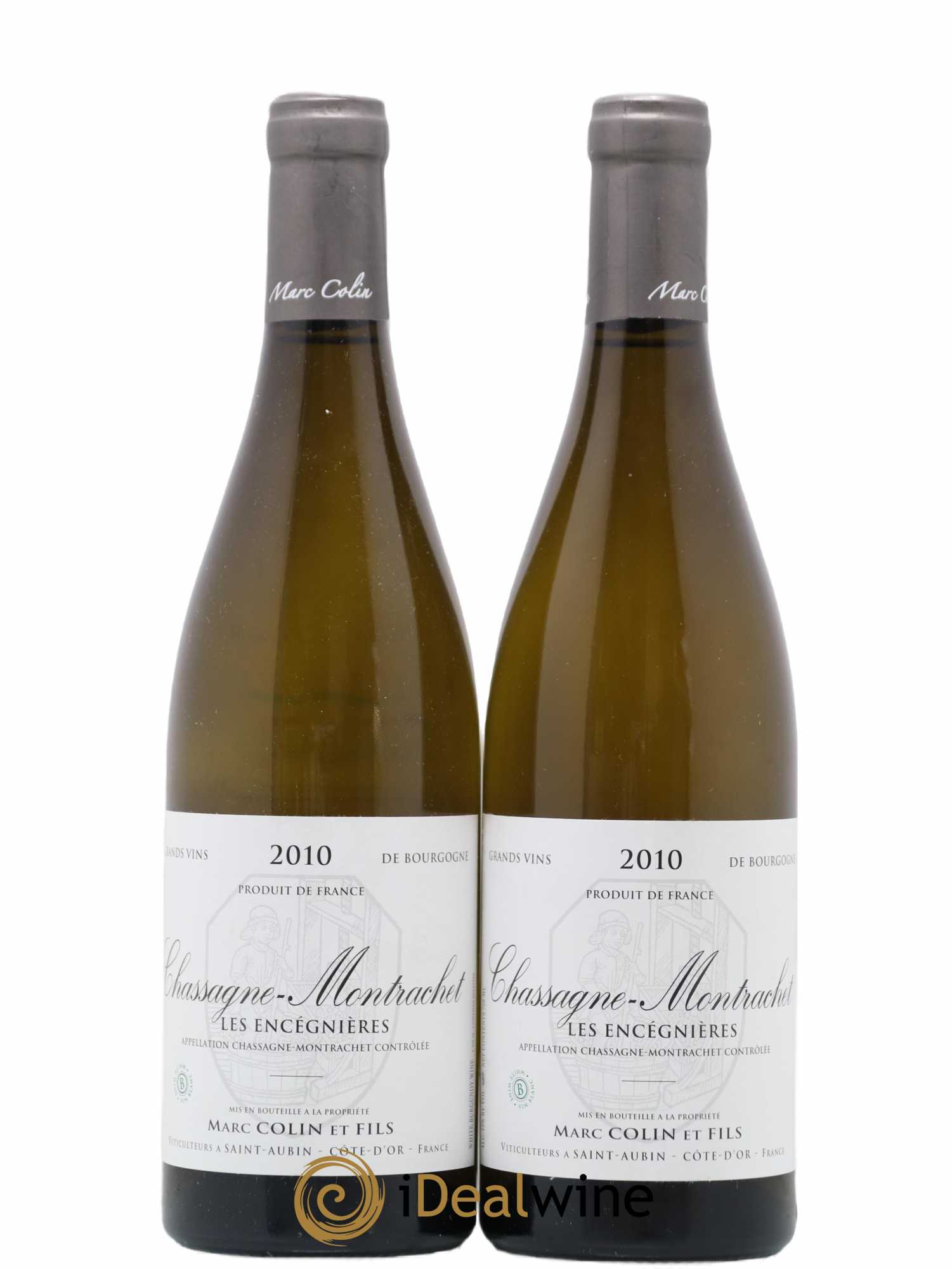 Chassagne-Montrachet Les Encégnières Marc Colin & Fils 2010 - Lot de 2 bouteilles - 0