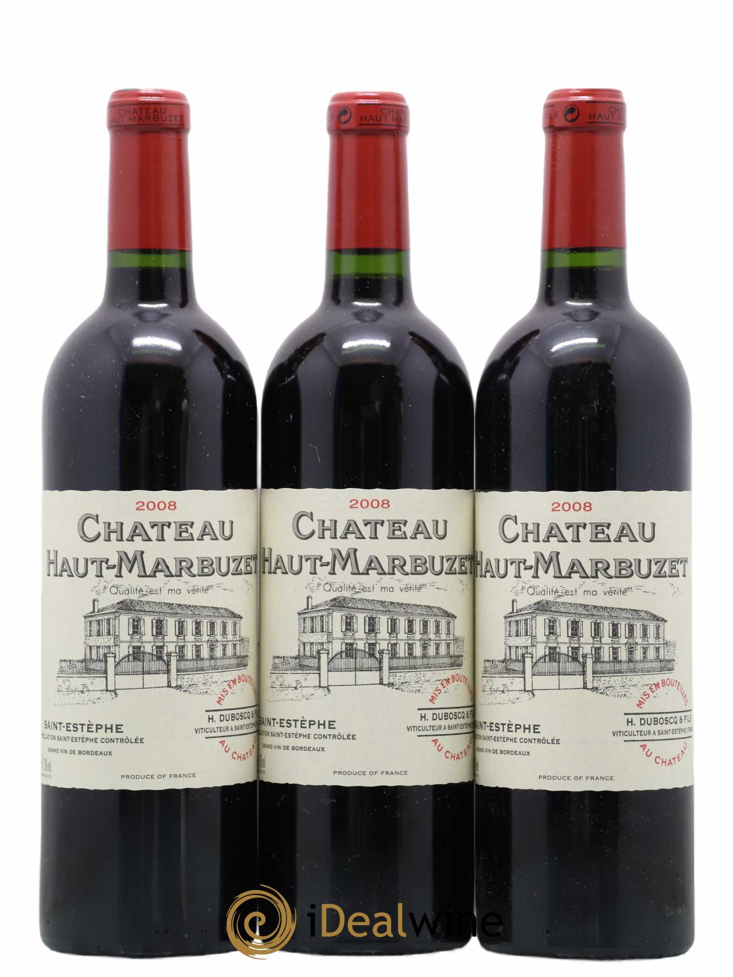 Château Haut Marbuzet 2008 - Lot de 6 bouteilles - 2