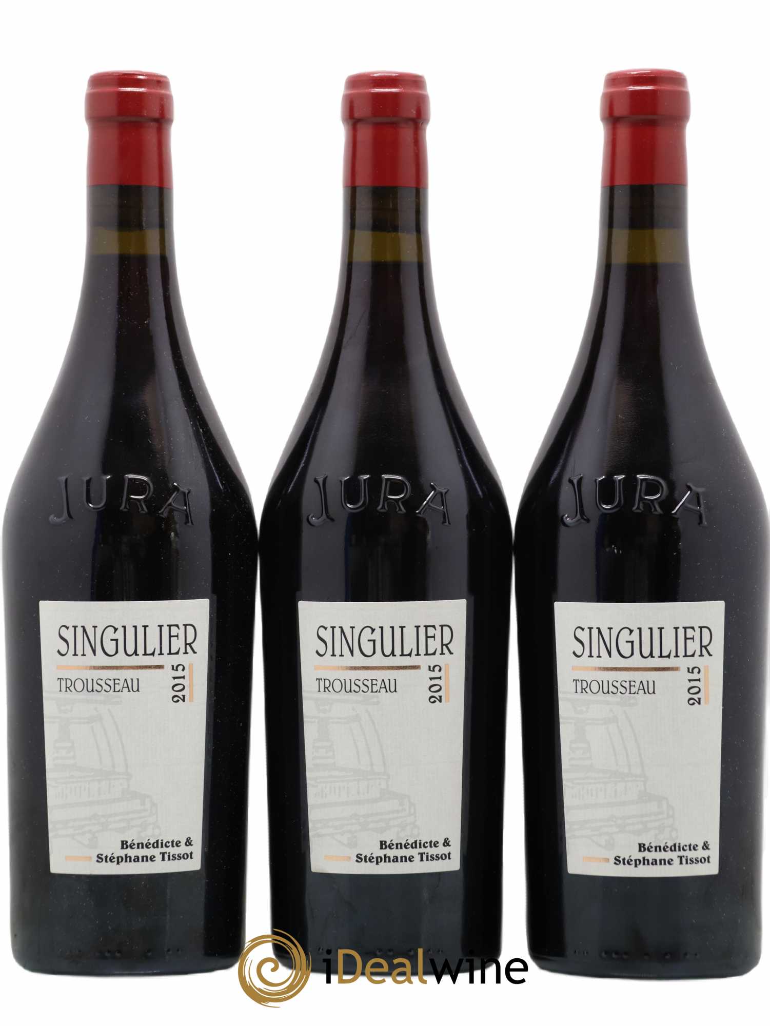 Arbois Trousseau Singulier Bénédicte et Stéphane Tissot 2015 - Lot de 3 bouteilles - 0