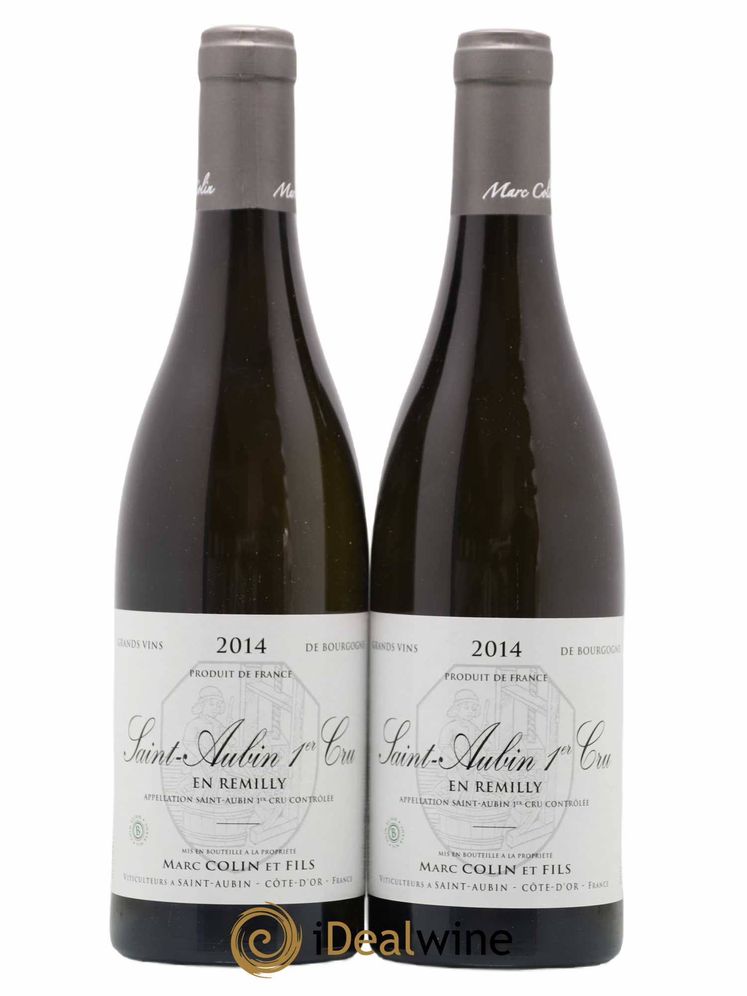 Saint-Aubin 1er Cru En Rémilly Marc Colin & Fils 2014 - Posten von 2 Flaschen - 0