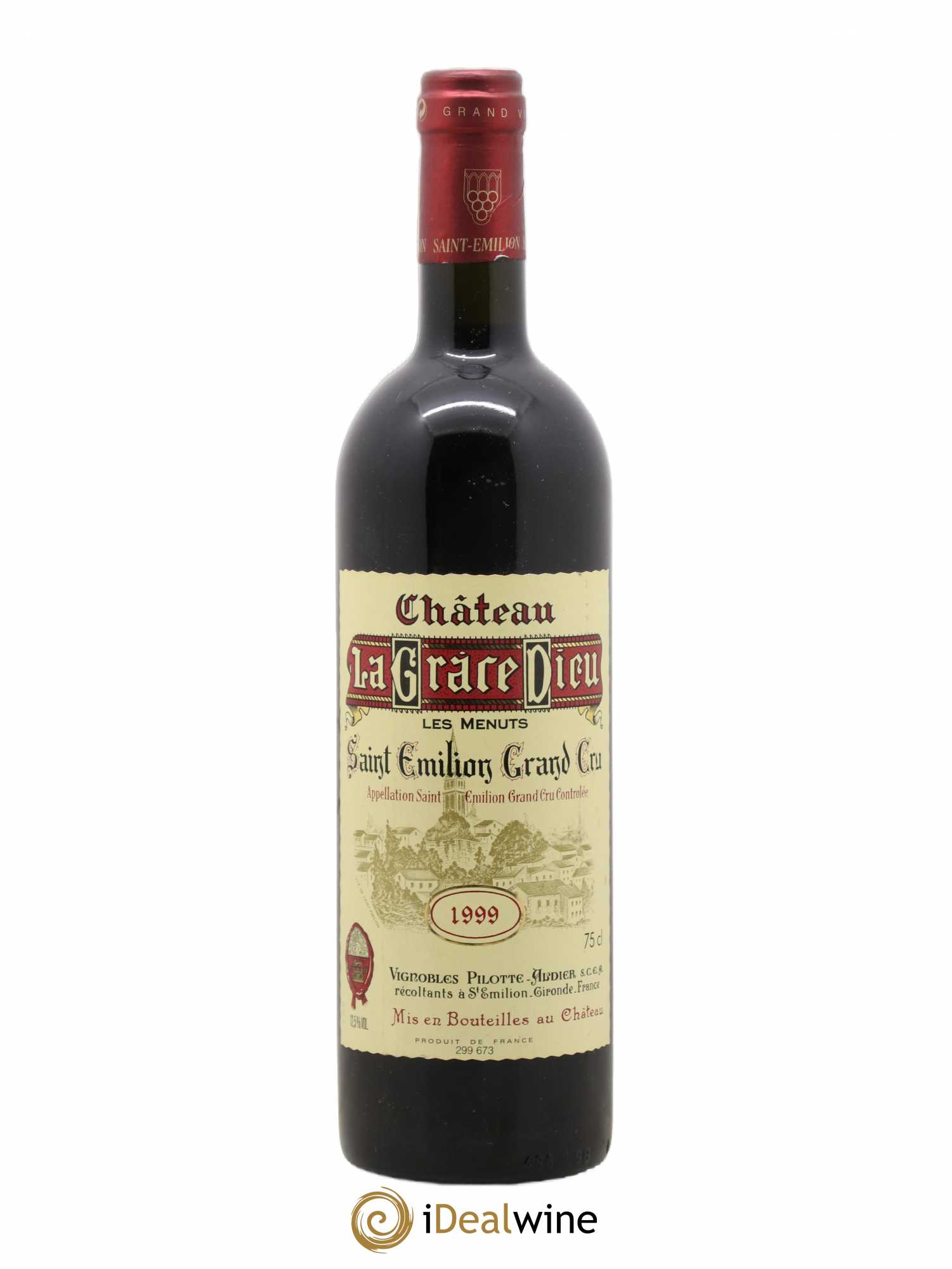 Château la Grâce Dieu les Menuts 1999 - Lot de 1 bouteille - 0