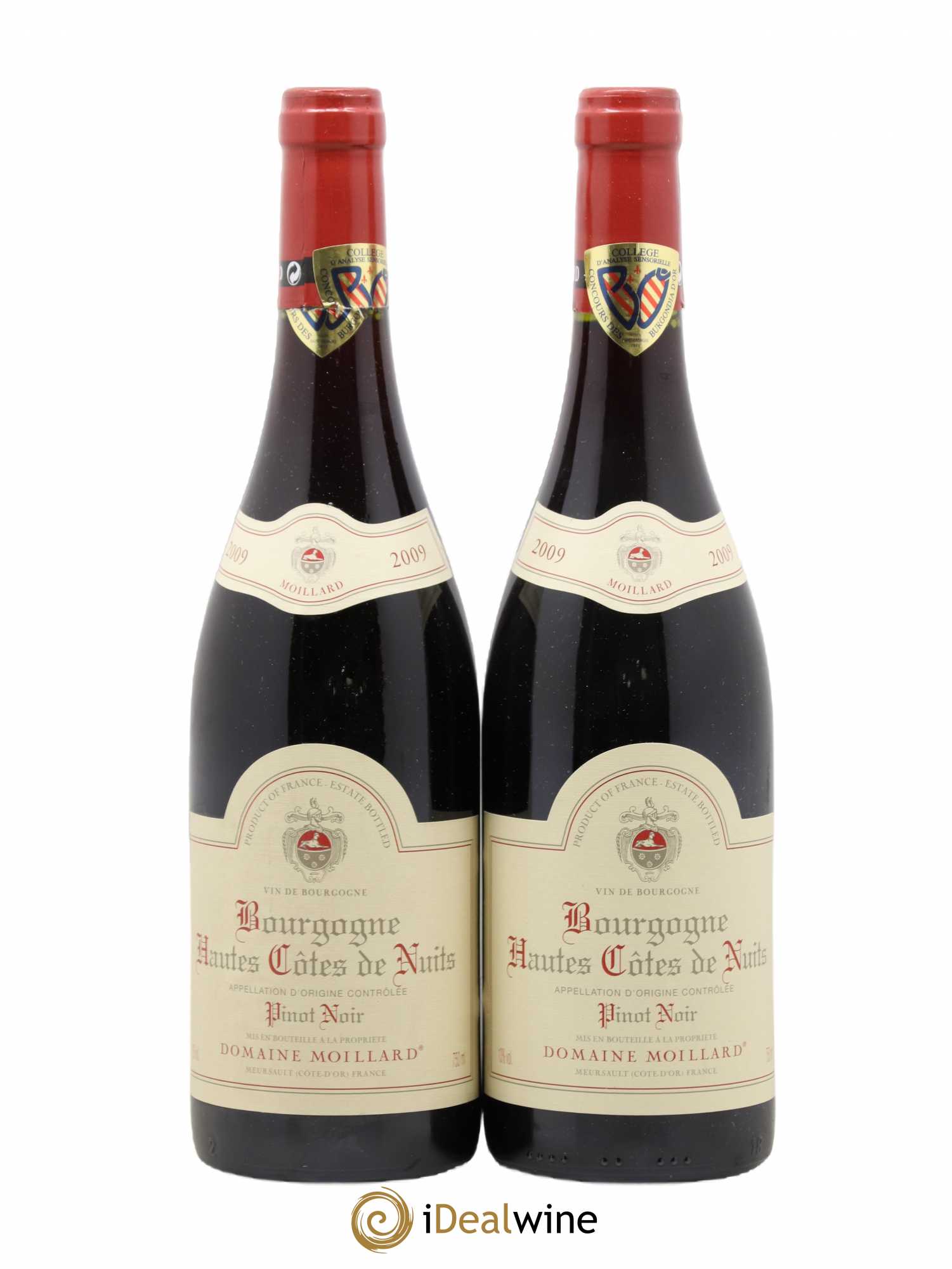 Hautes-Côtes de Nuits Domaine Moillard 2009 - Lot de 2 bouteilles - 0
