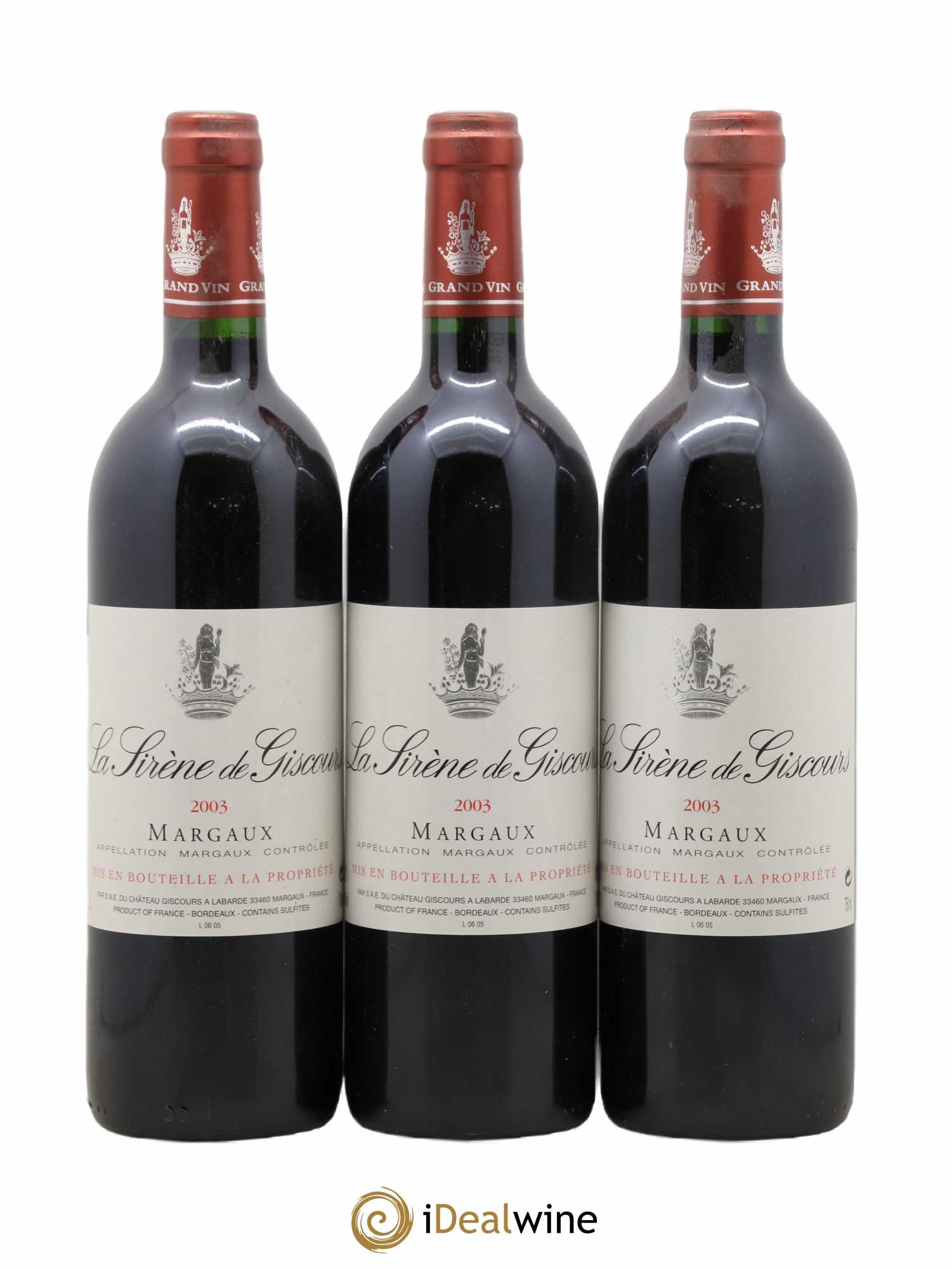 La Sirène de Giscours 2003 - Lot de 6 bouteilles - 1