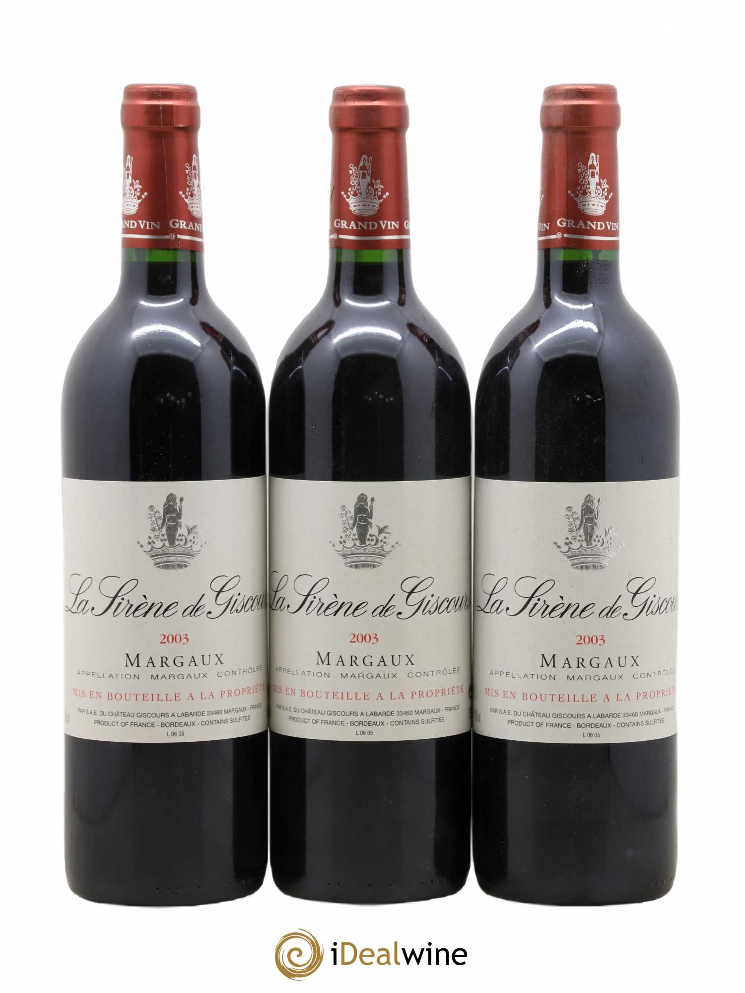 La Sirène de Giscours 2003 - Lot de 6 bouteilles - 2