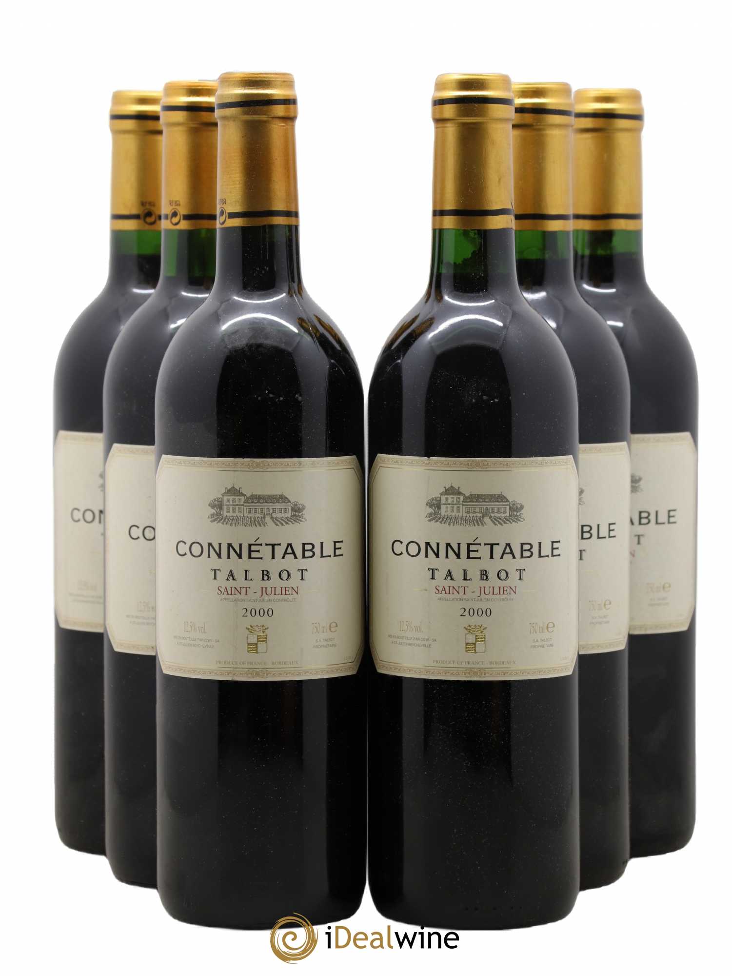 Connétable de Talbot Second Vin 2000 - Lot de 6 bouteilles - 0