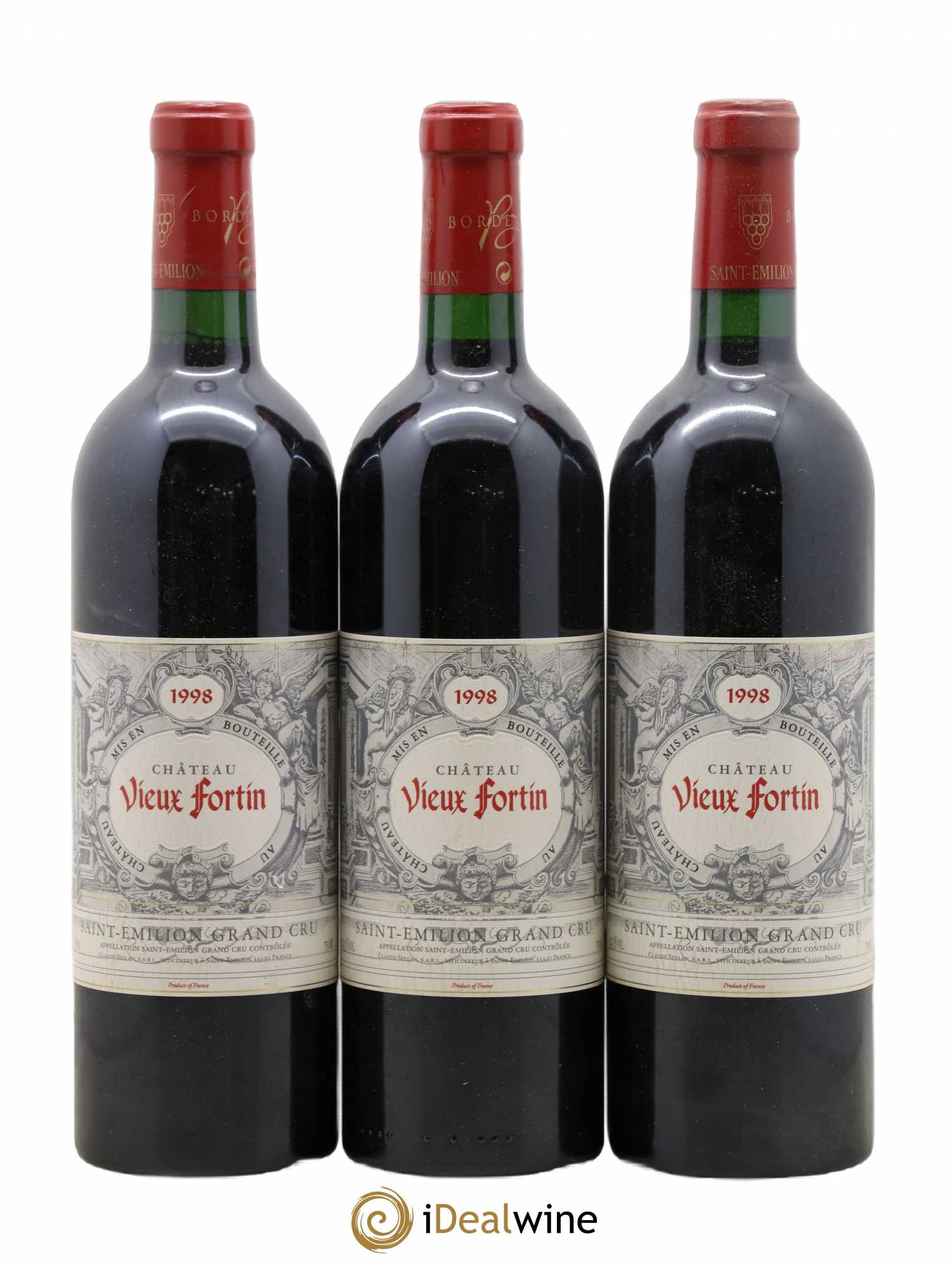 Château Vieux Fortin (sans prix de réserve) 1998 - Lot de 3 bouteilles - 0
