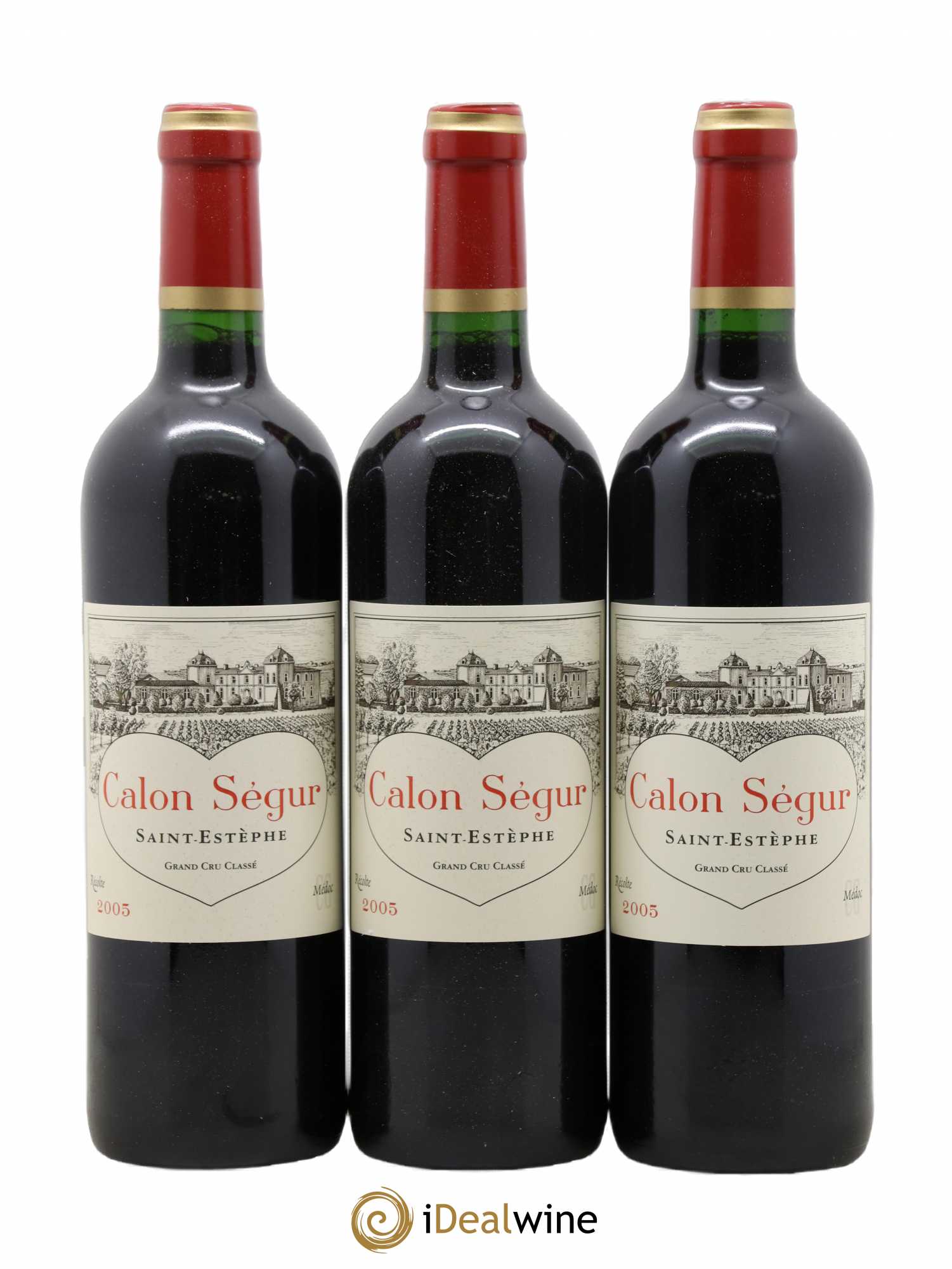 Château Calon Ségur 3ème Grand Cru Classé 2005 - Lot de 6 bouteilles - 1
