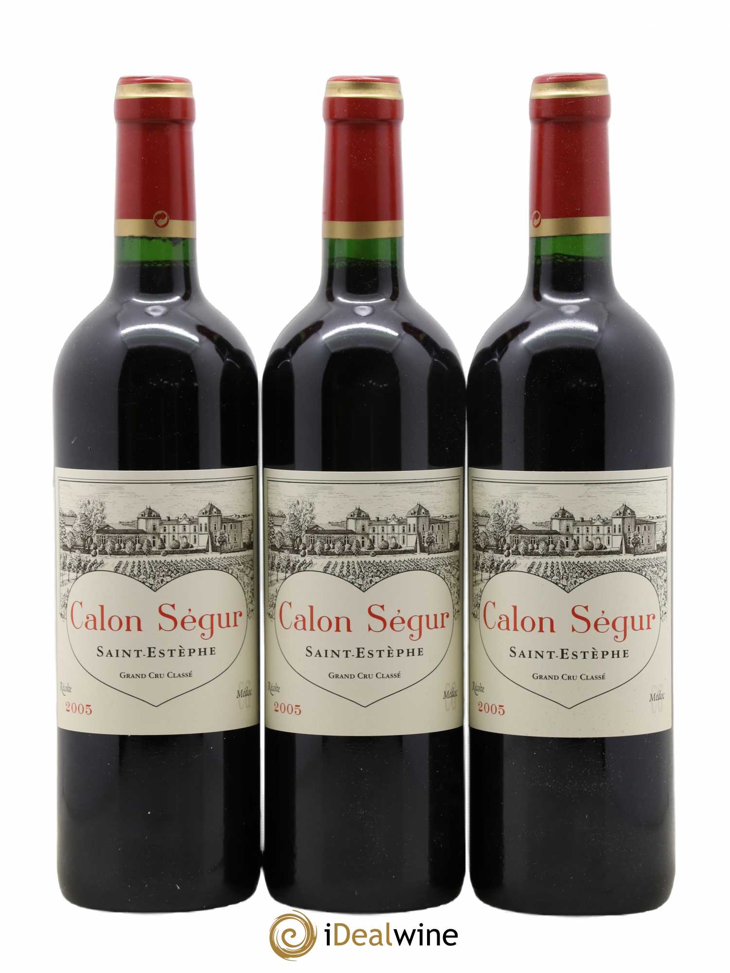 Château Calon Ségur 3ème Grand Cru Classé 2005 - Lot de 6 bouteilles - 2