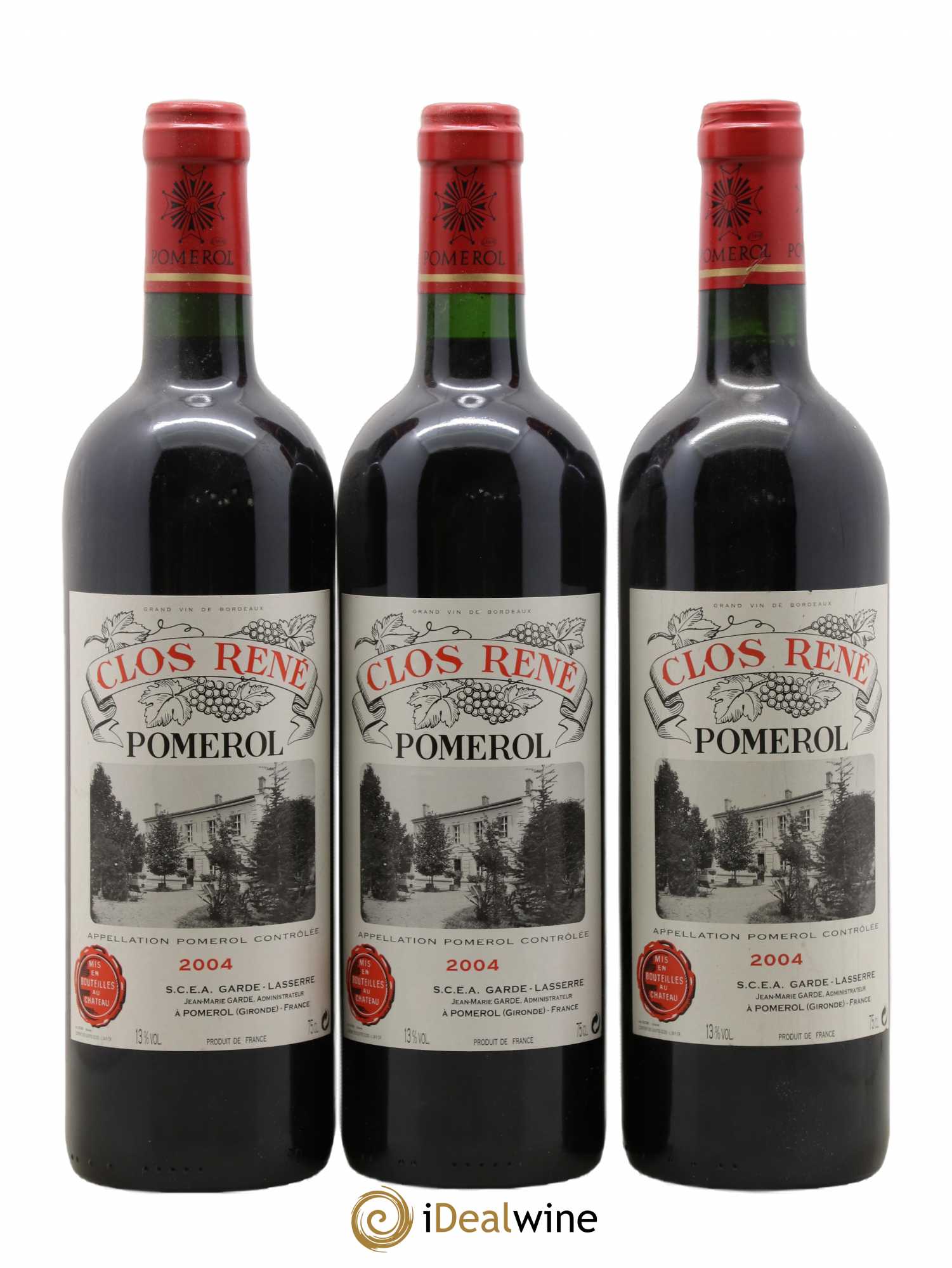 Clos René 2004 - Lot of 6 bottles - 2