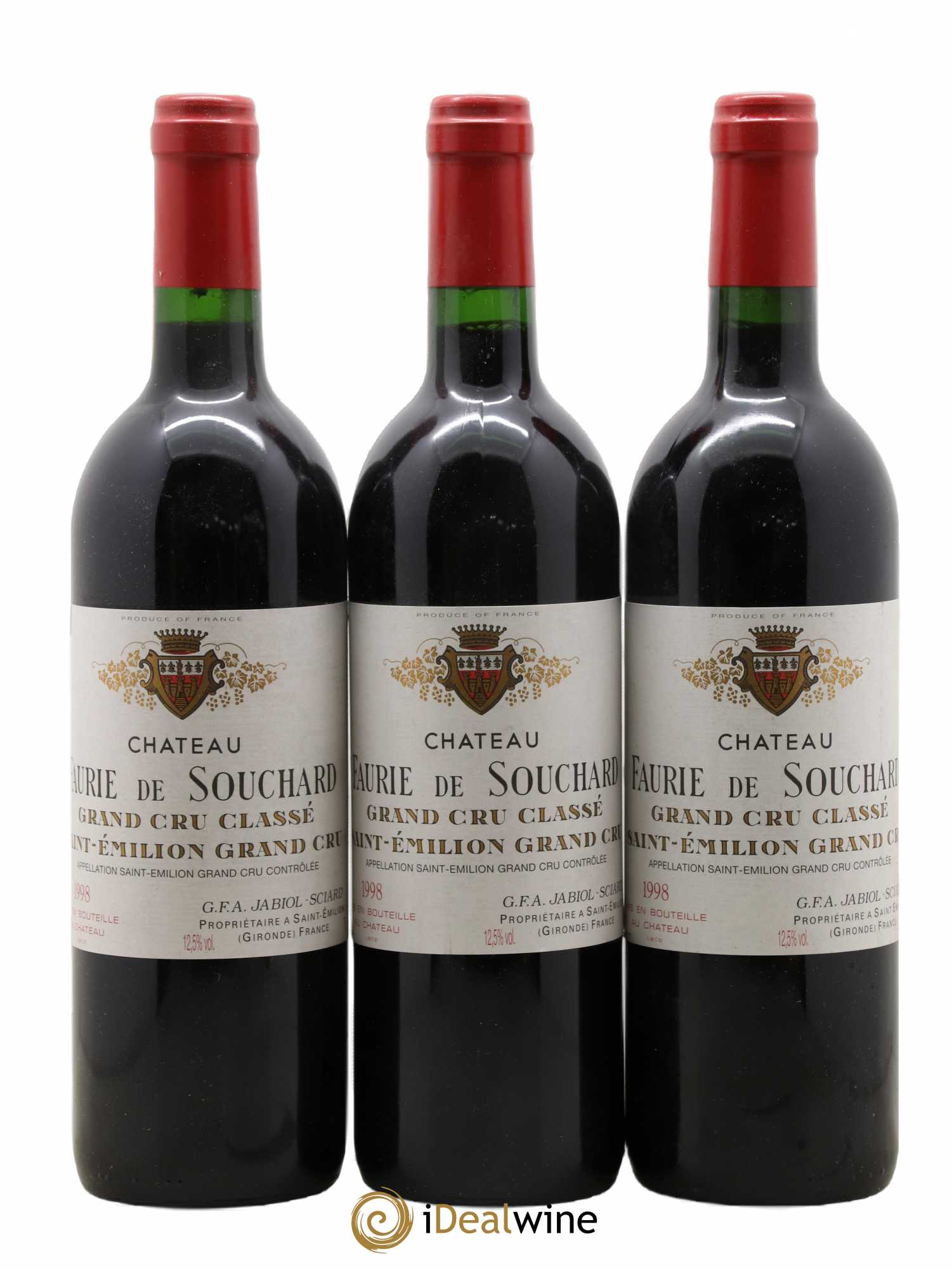 Château Faurie de Souchard Grand Cru Classé 1998 - Lot de 6 bouteilles - 2